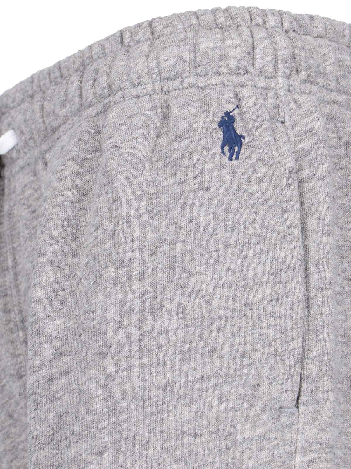Polo Ralph Lauren Drawstring-waist Track Pants In Gray