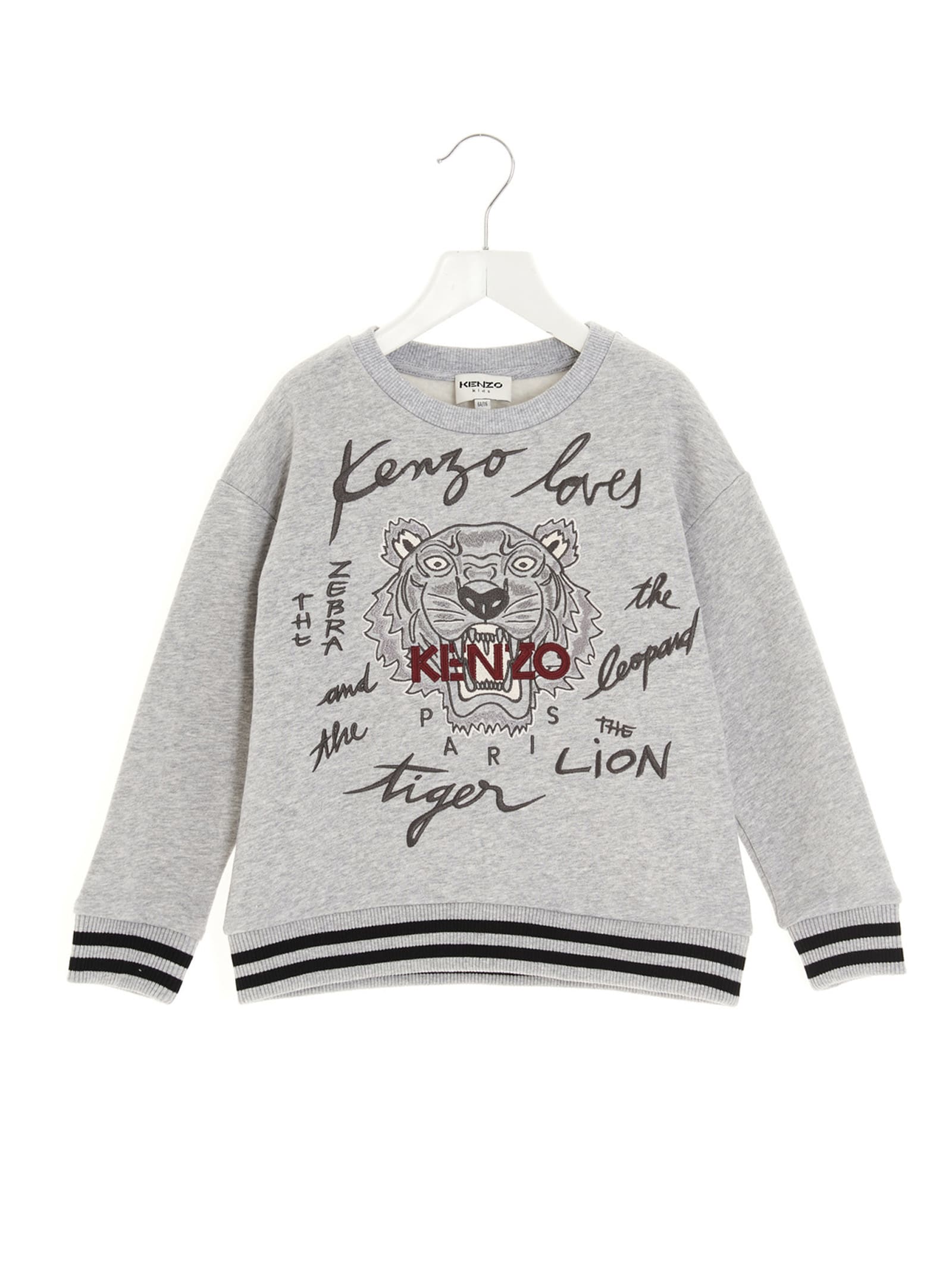 Kenzo Kids Logo Embroidery Sweatshirt