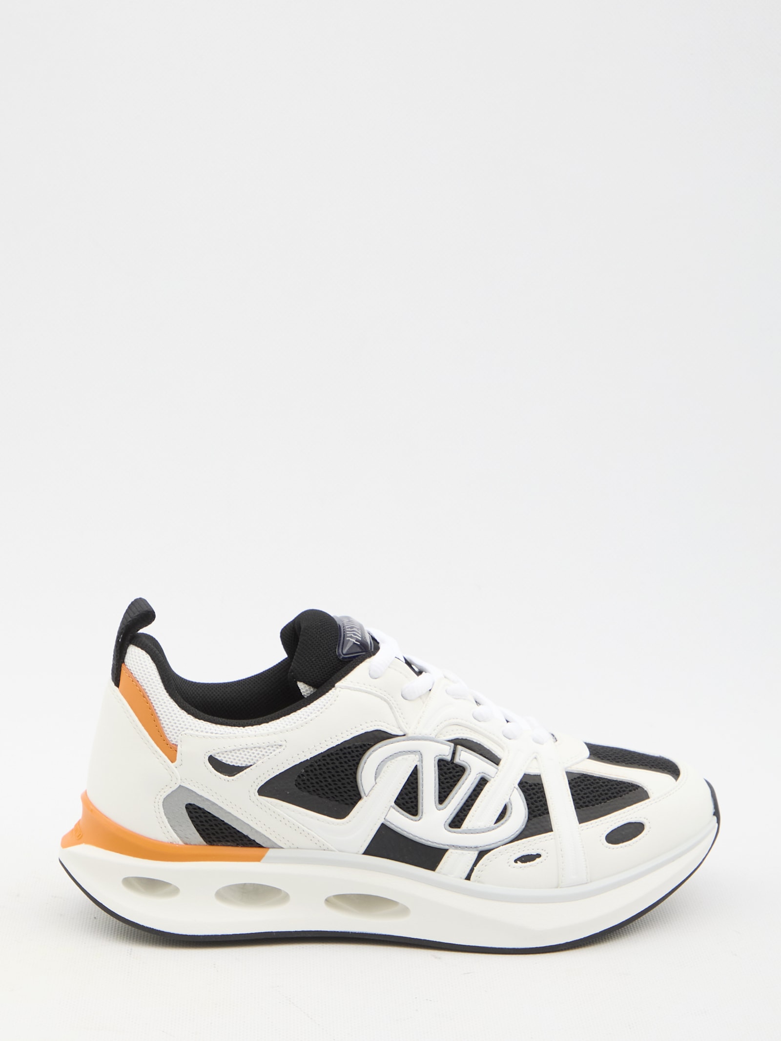 Shop Valentino Low Top Vlogo Easyjog Sneakers In White