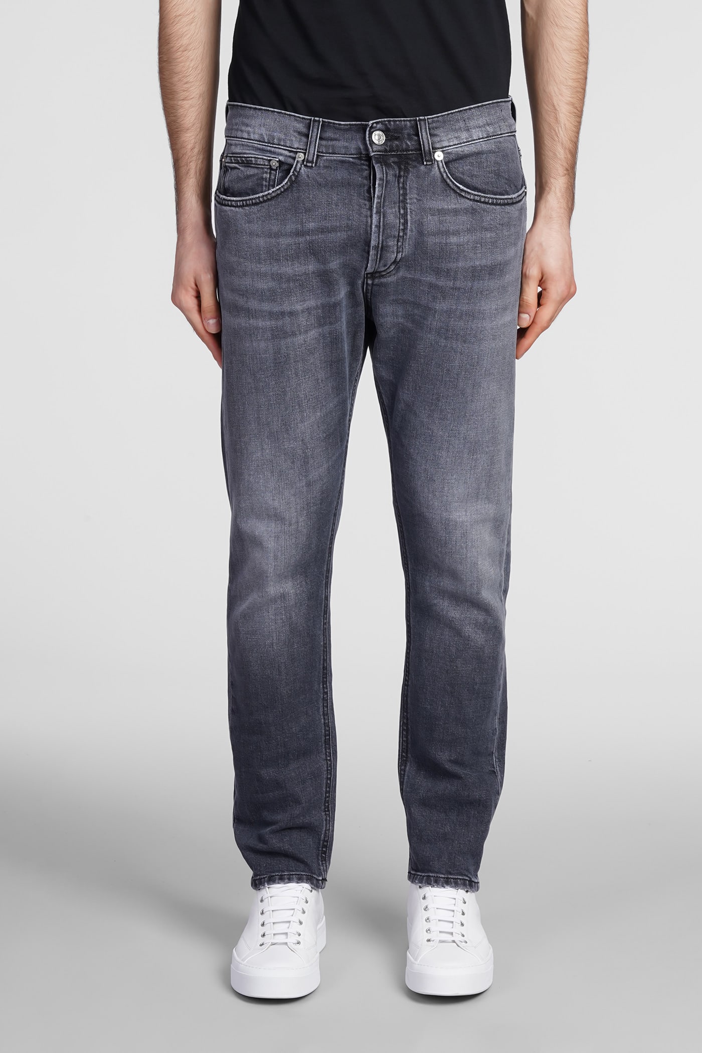 MAURO GRIFONI JEANS IN GREY COTTON