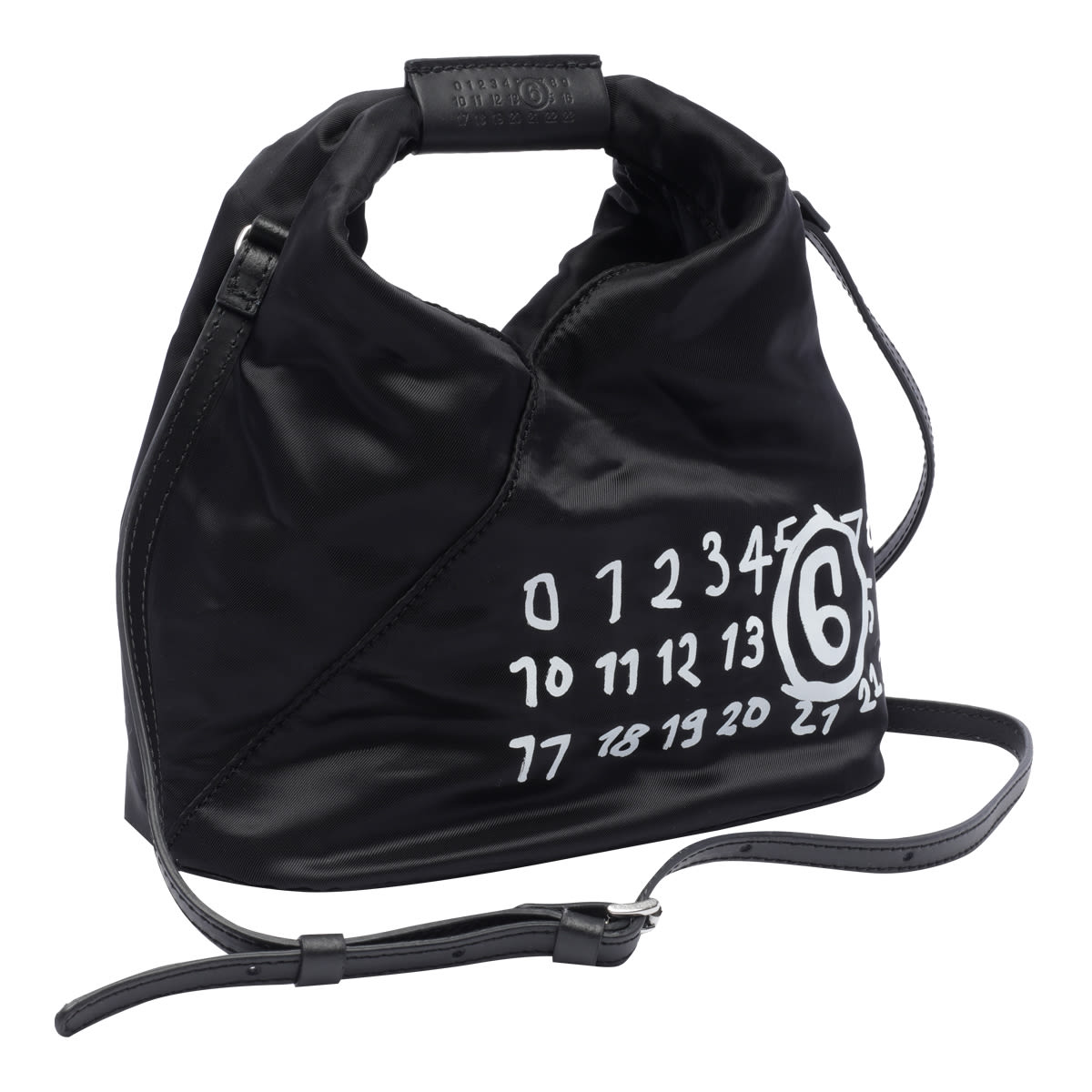 Shop Mm6 Maison Margiela Classic Japanese Crossbody Bag In Black