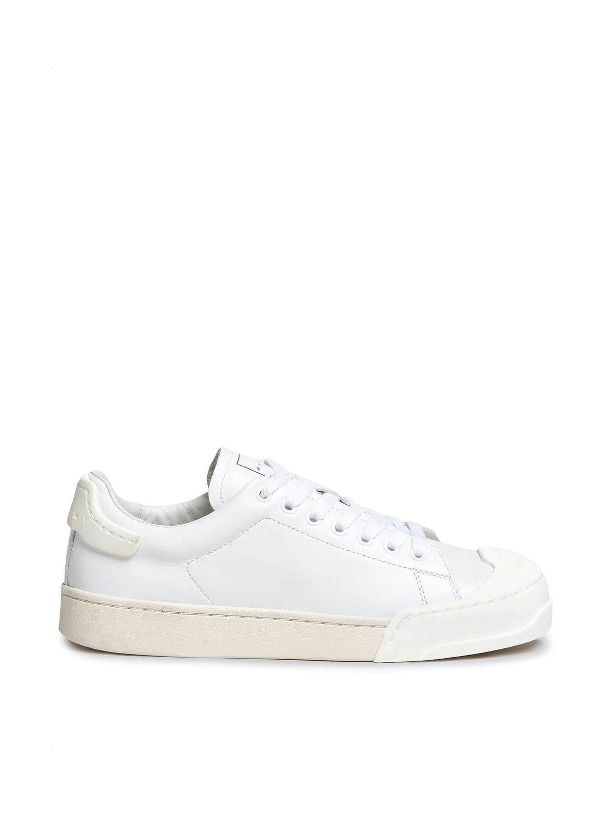 Marni White Dada Bumper Sneakers In Lily White Lily White