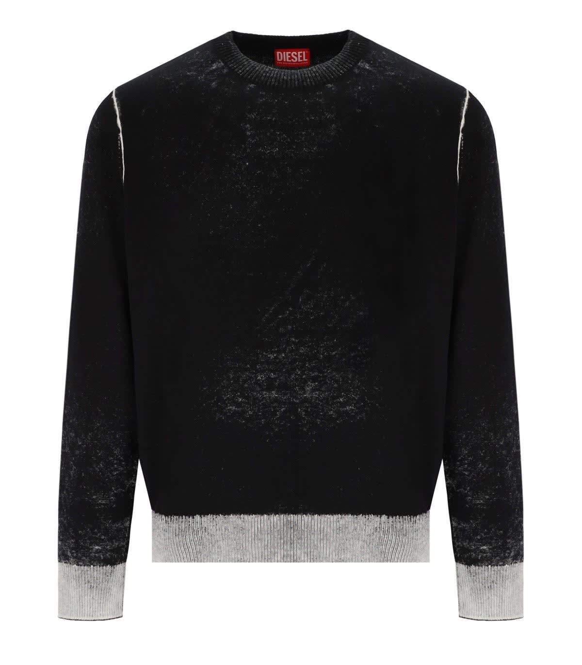 Diesel K-larence-b Black Crewneck Jumper