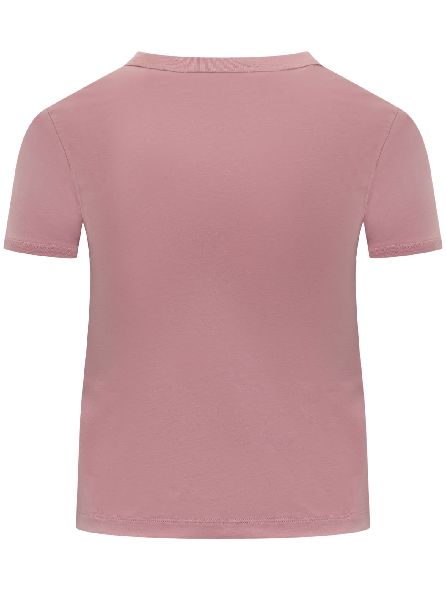 Shop Ambush T-shirt With Bow In Pink Lady