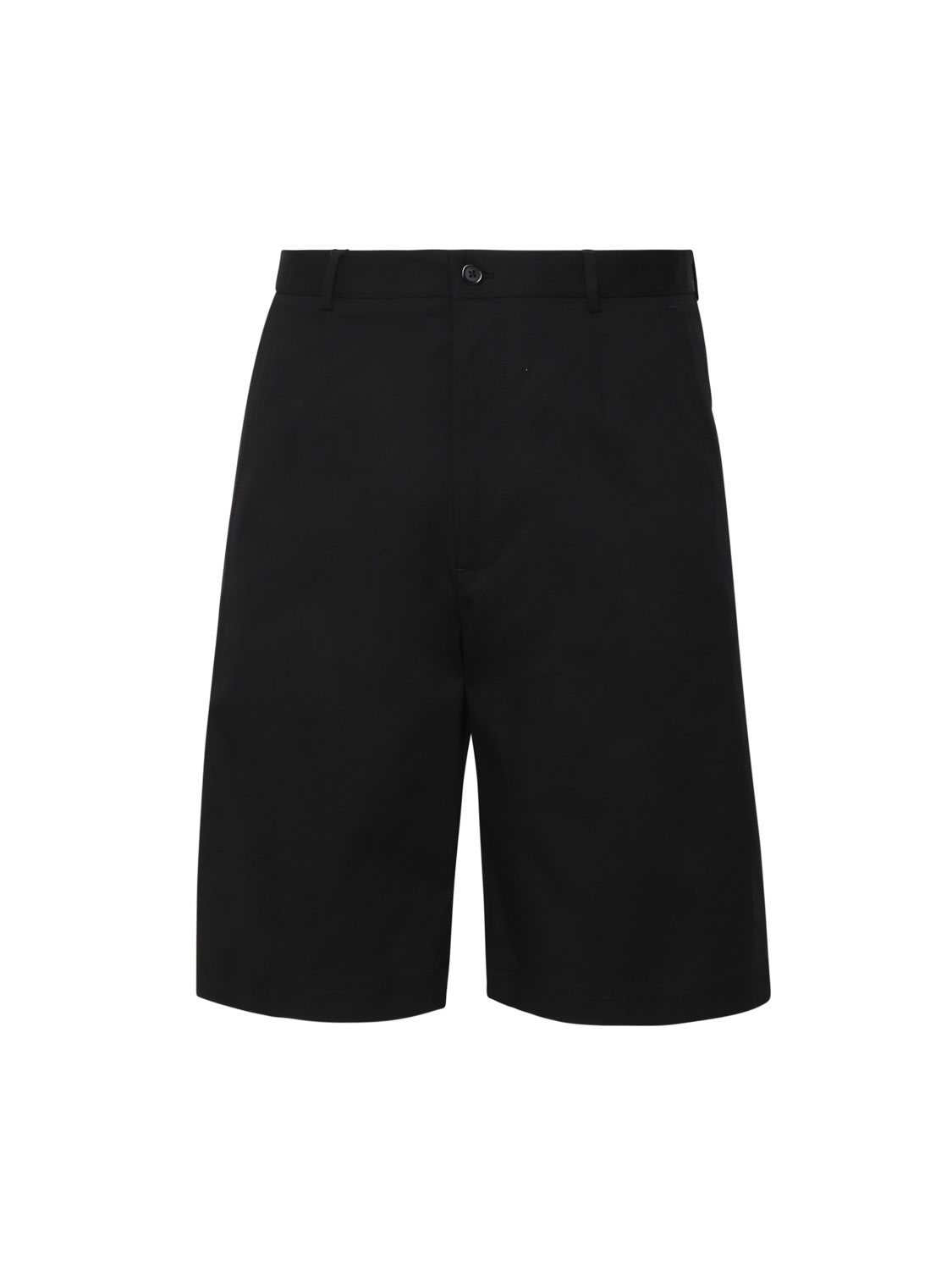 Shop Dolce & Gabbana Shorts In Cotton In Black