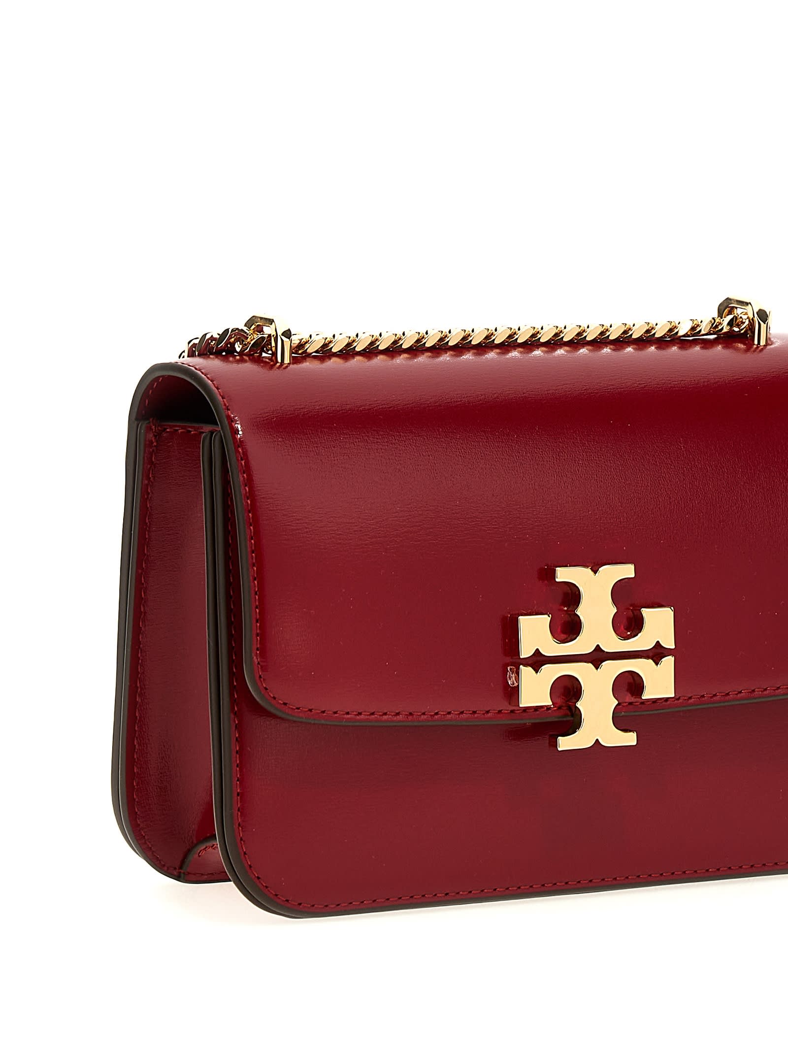 Tory Burch Eleanor Small Crossbody Bag In Ruby