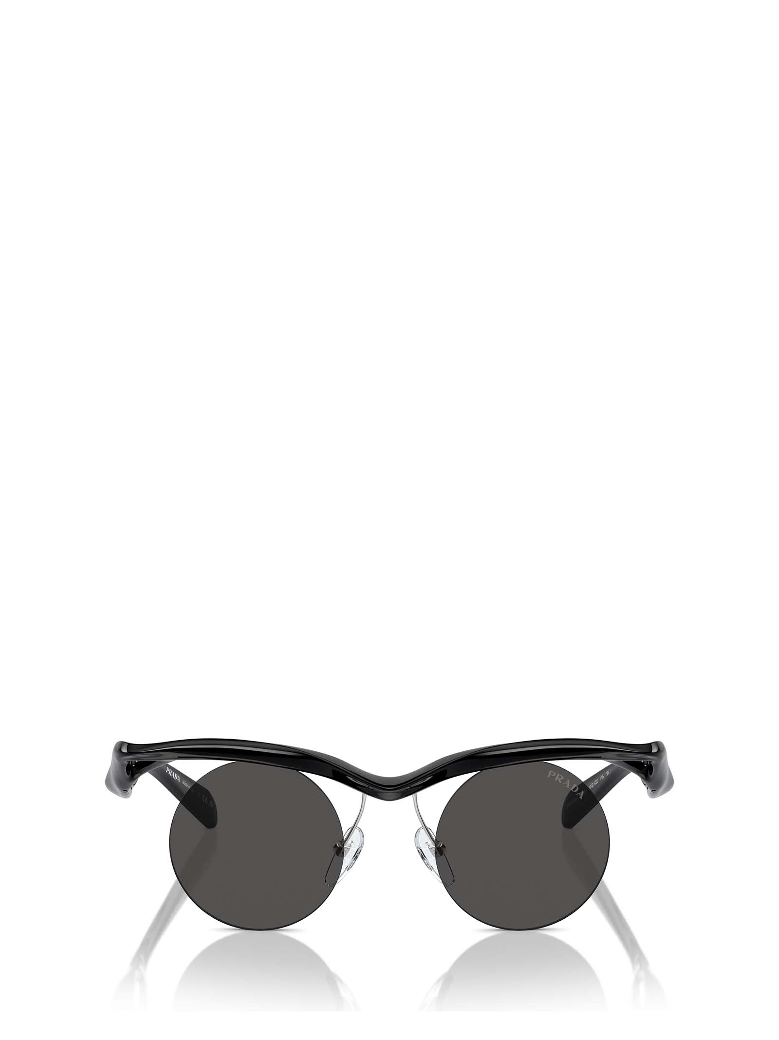 Prada Eyewear Pr A18s Black Sunglasses