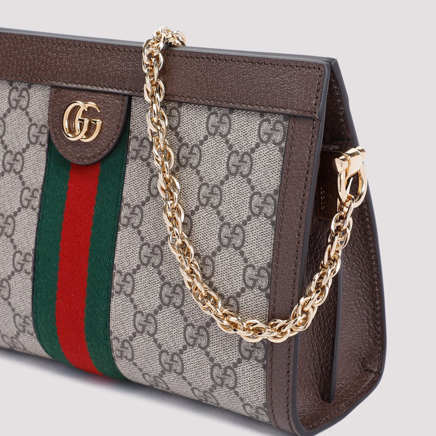 Shop Gucci Ophidia Shoulder Bag In B.eb N.acero