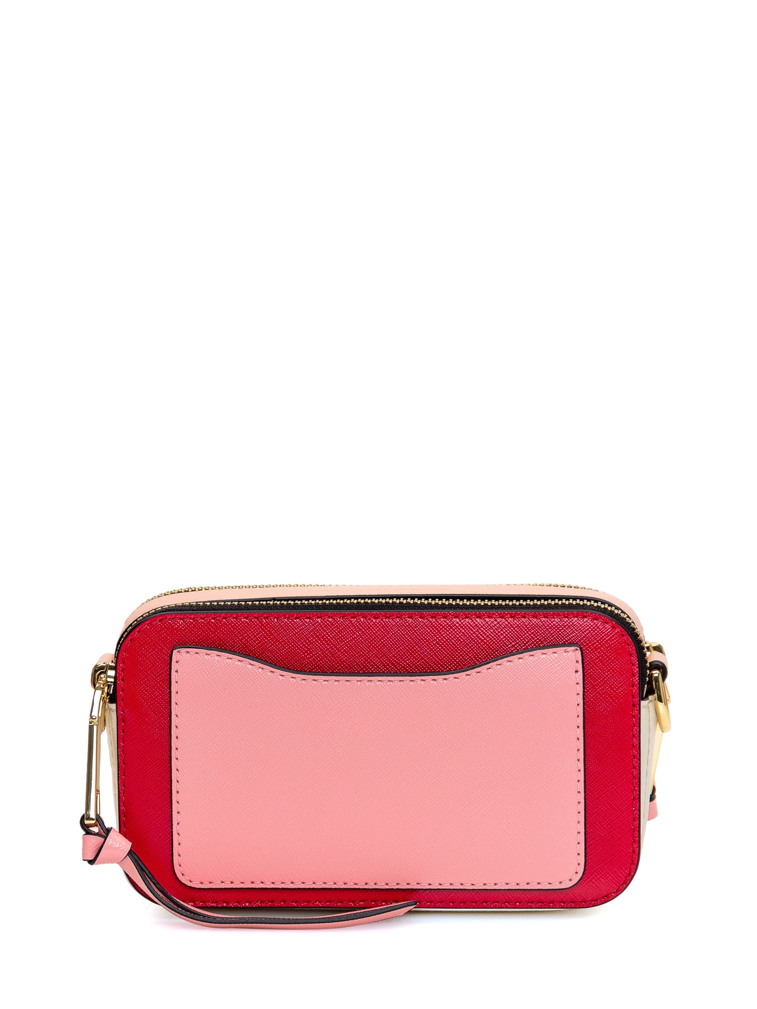 Marc Jacobs White and Red Snapshot Bag