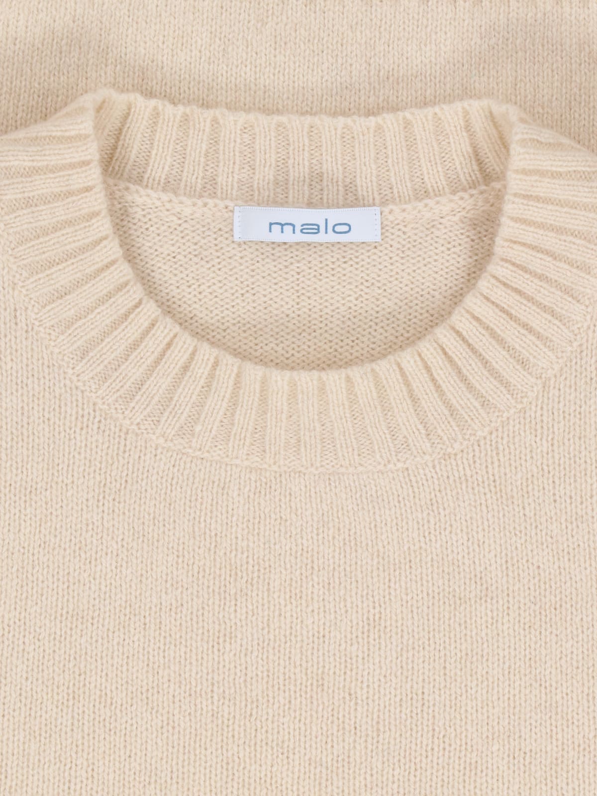Shop Malo Cashmere Sweater In Beige