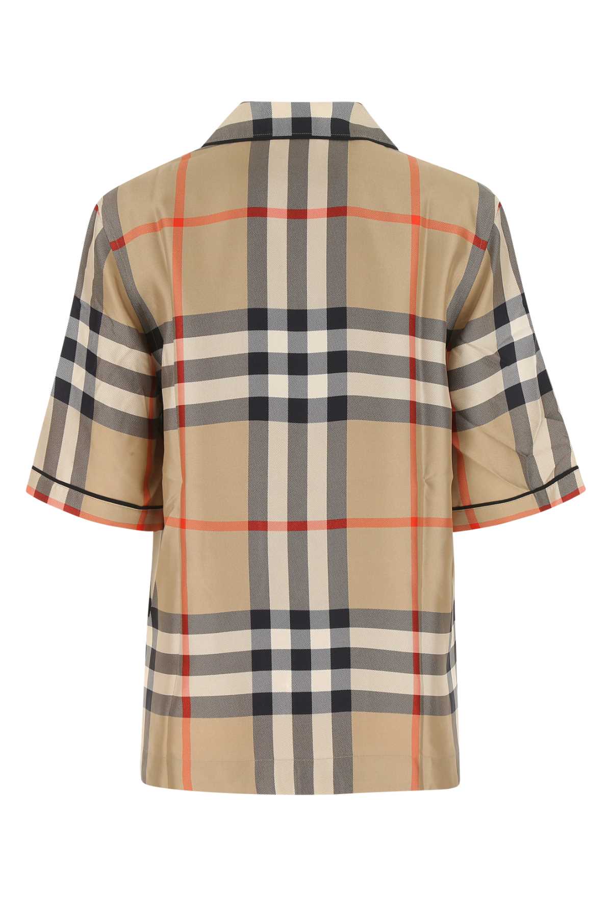 Burberry Printed Satin Shirt In A7028