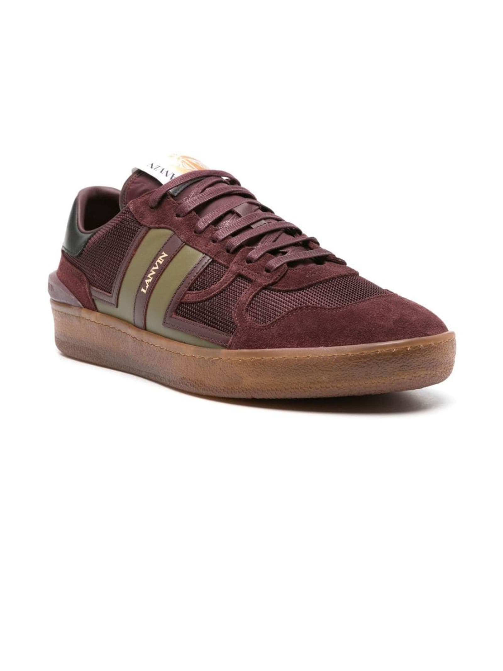 Shop Lanvin Sneakers Bordeaux