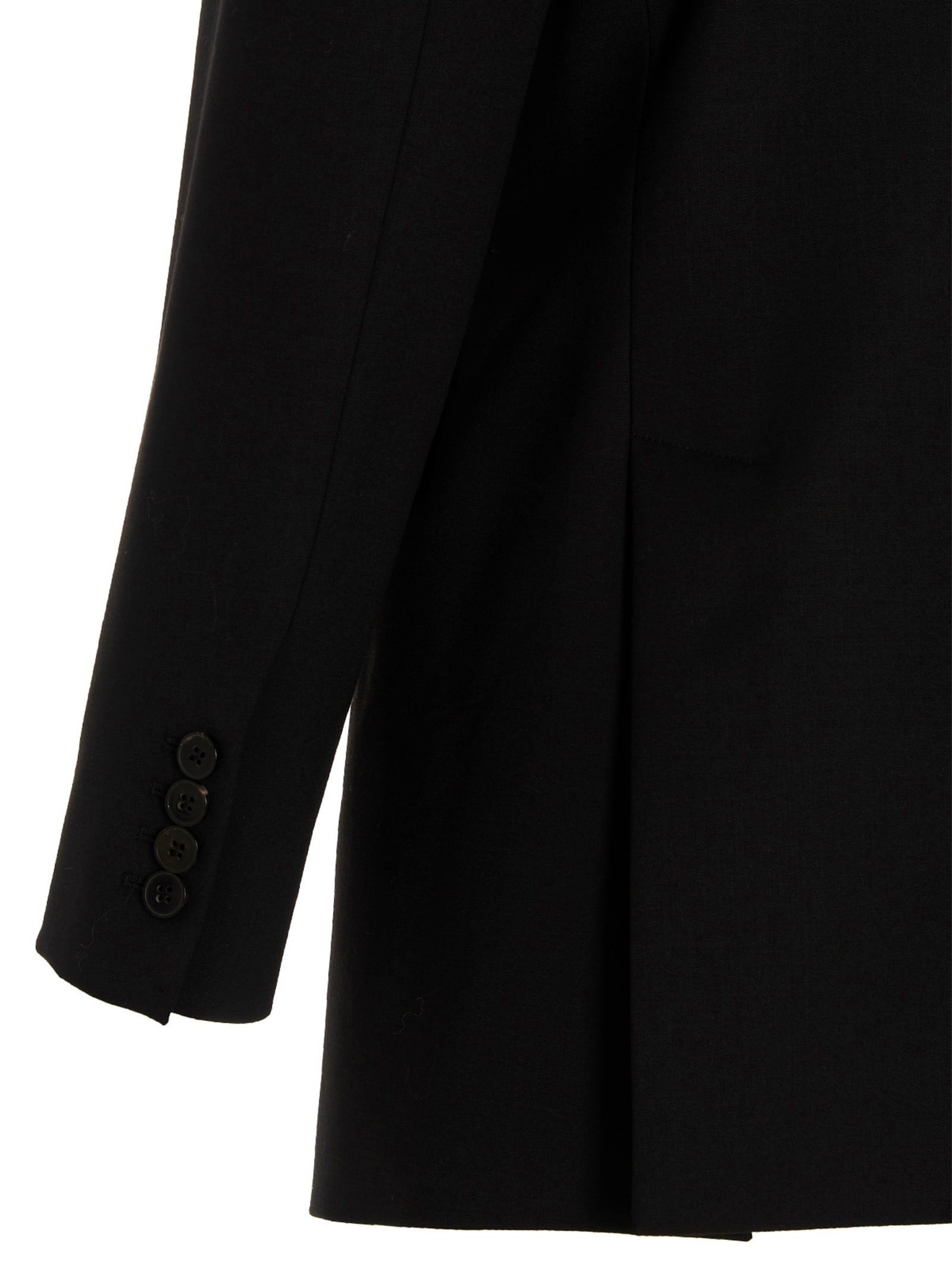 Alberto Biani Wool Double Breast Blazer Jacket In Animal Print