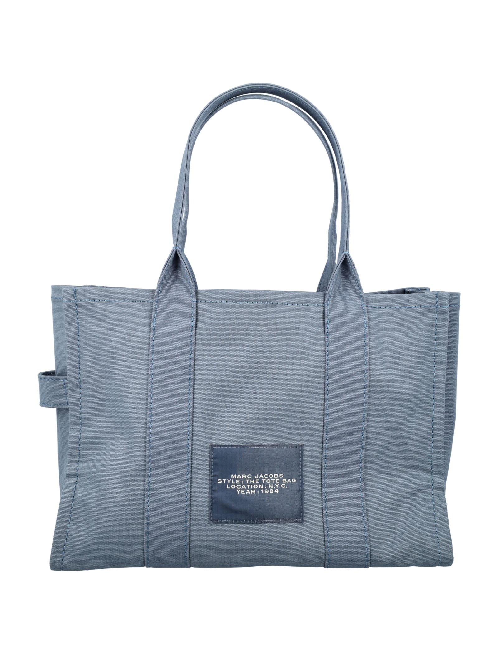 Shop Marc Jacobs The Large Tote Bag In Blue Shadow