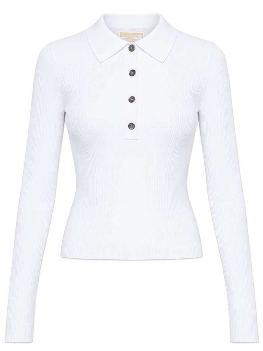 Michael Kors Long-sleeved Polo Shirt