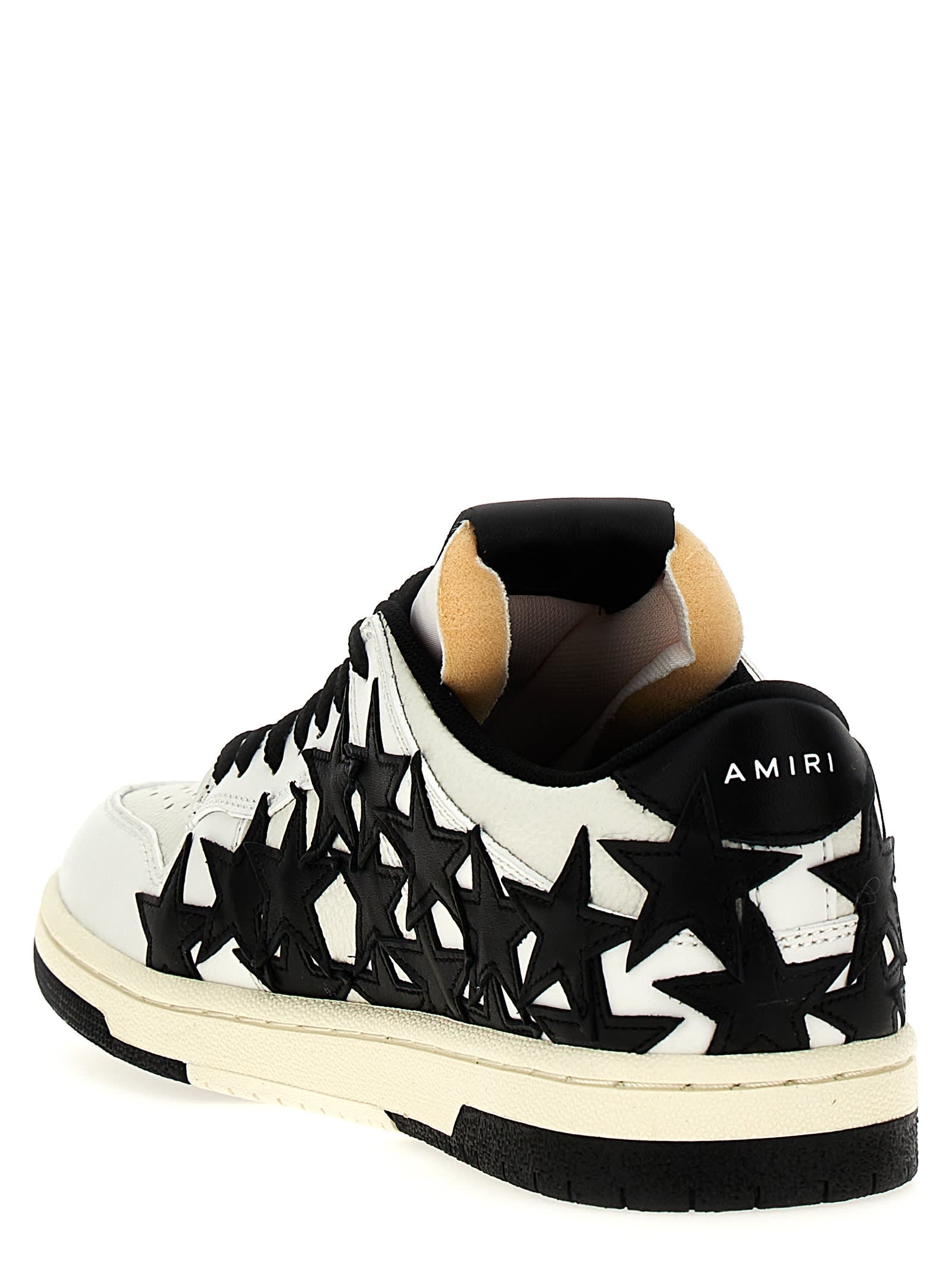 Shop Amiri Stars Low Sneakers In Black