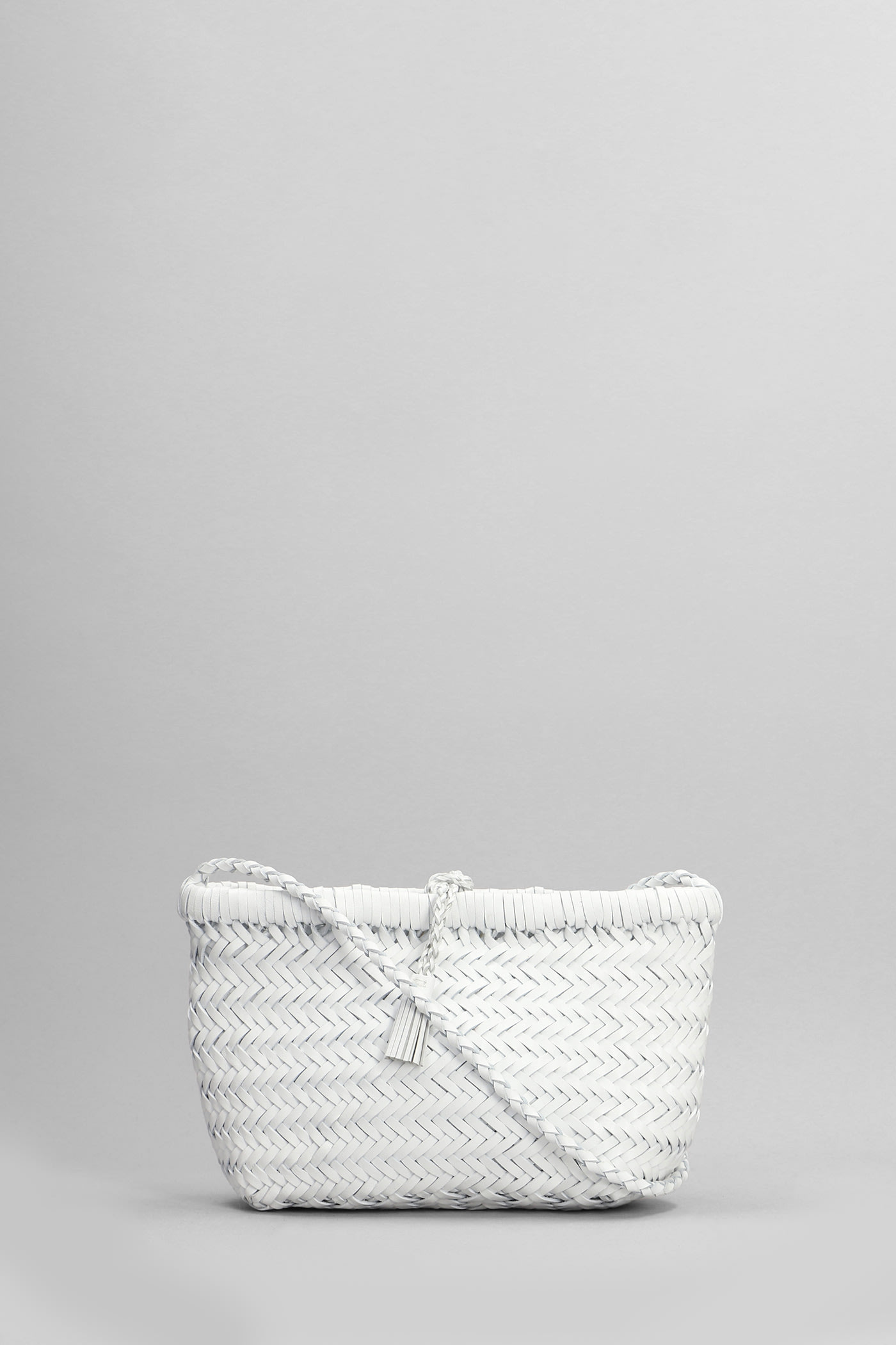Minsu Shoulder Bag In White Leather