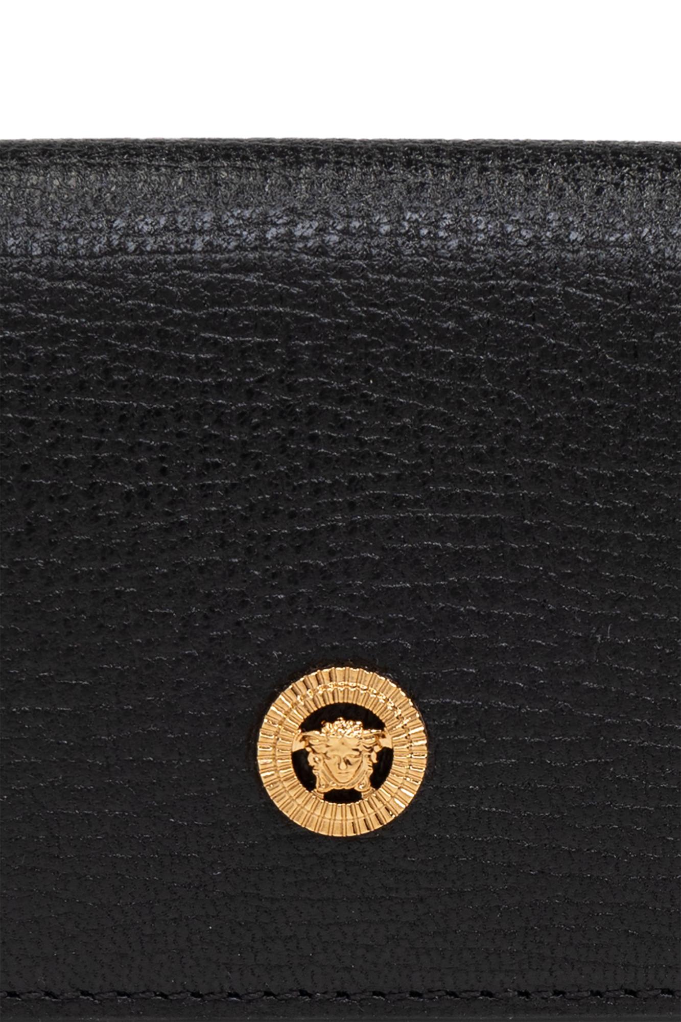 Versace Leather Wallet In Multi