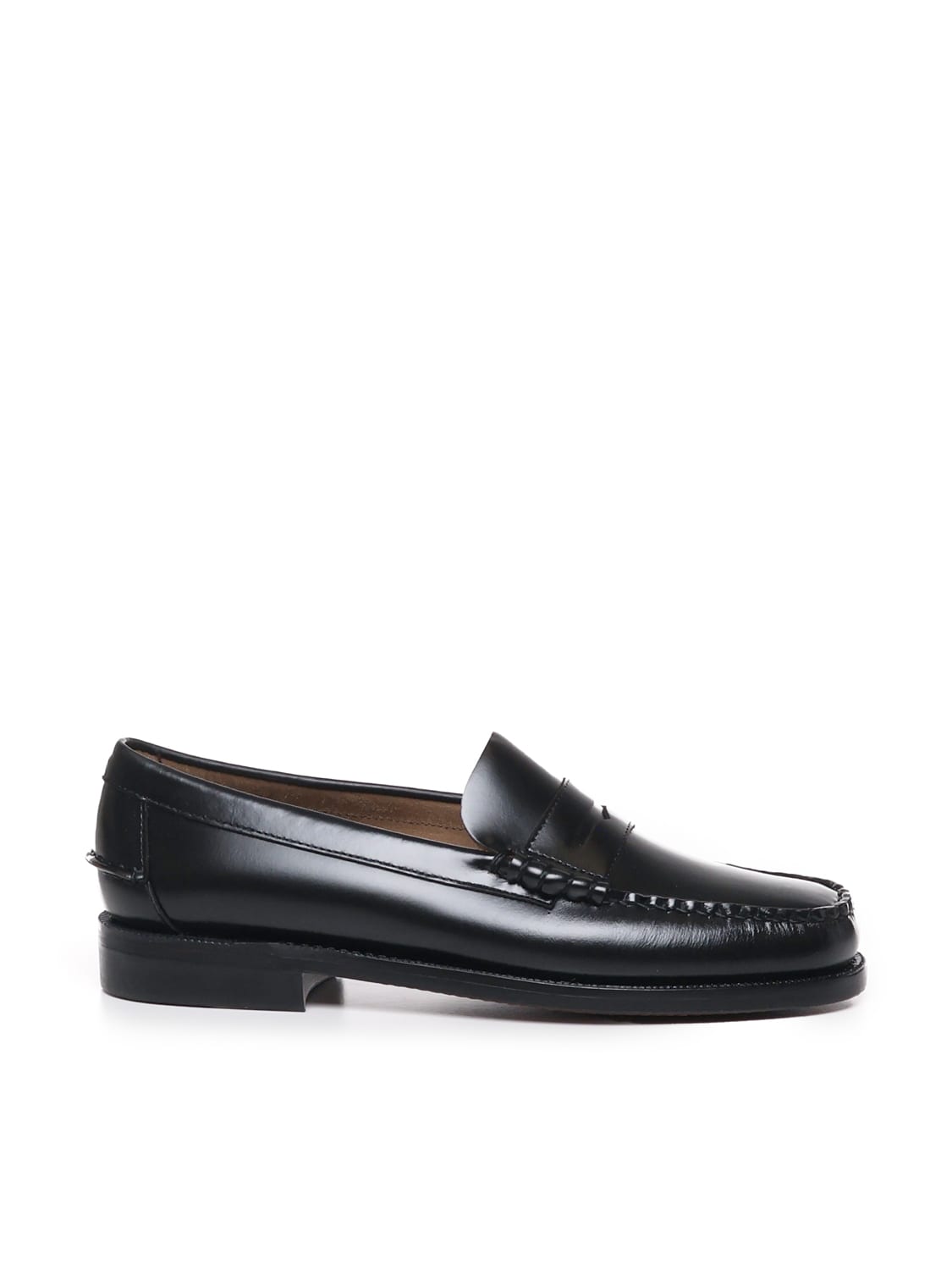 Shop Sebago Classic Dan Loafers In Black