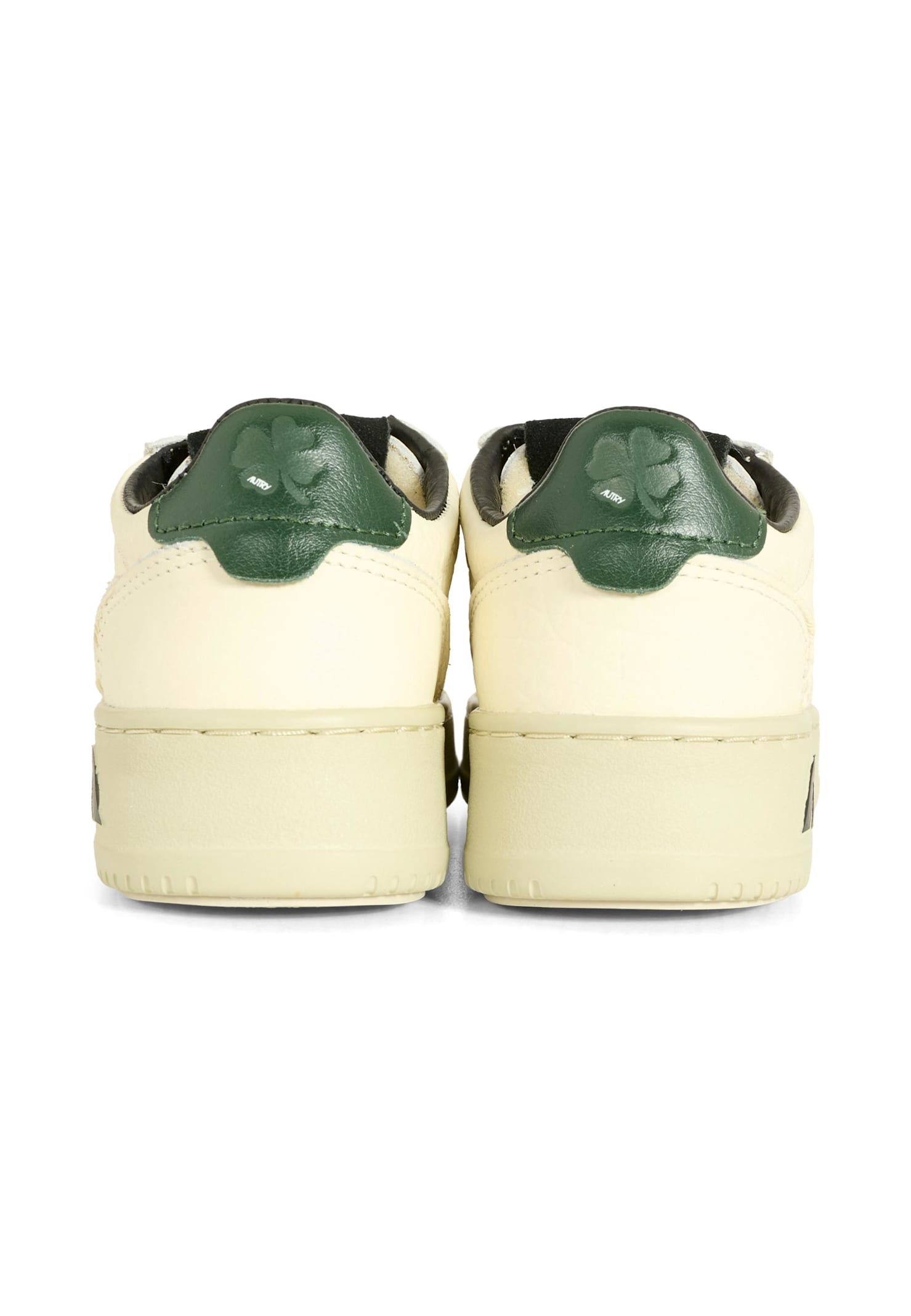 Autry Ivory Sneakers For Kids With Logo In White