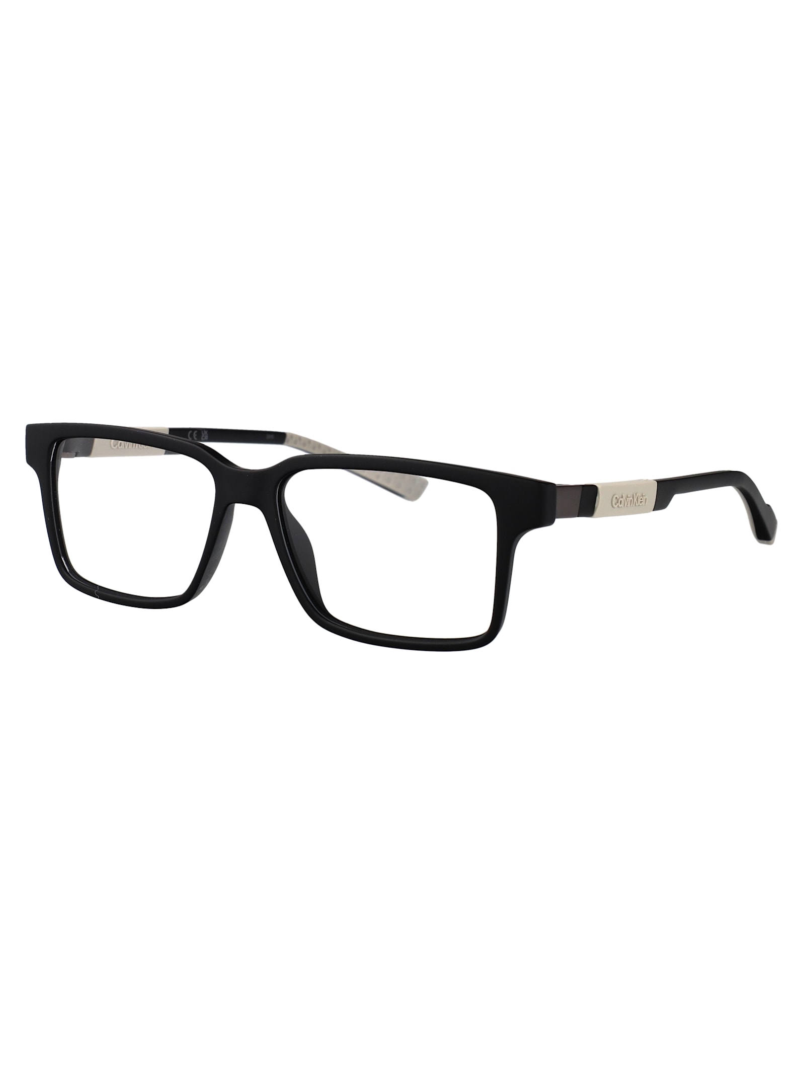 Calvin Klein Ck23550 Rectangle-frame Glasses In Black