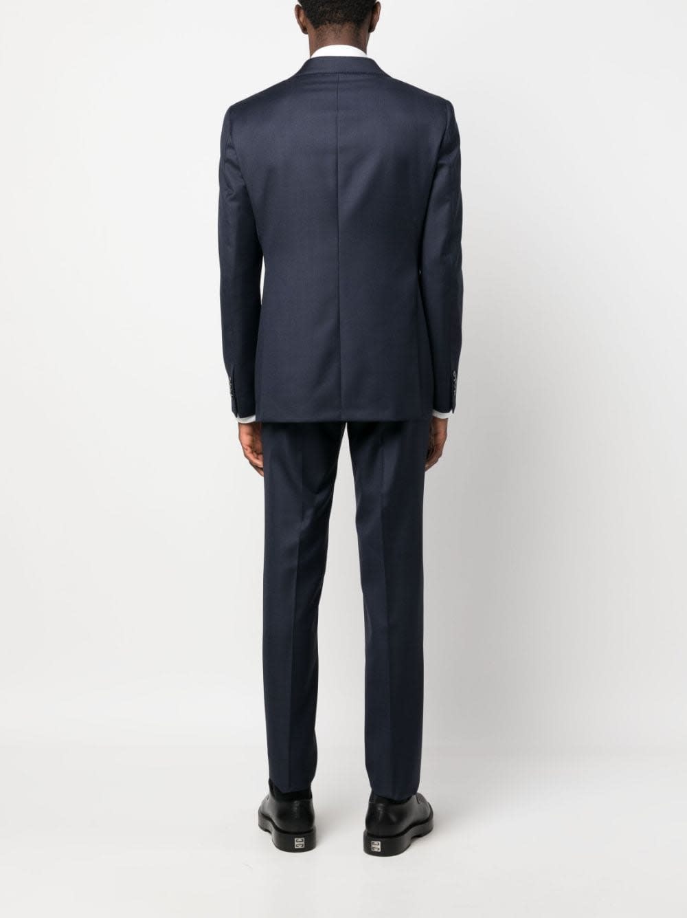 Luigi Bianchi Mantova Wool Suit In Blue