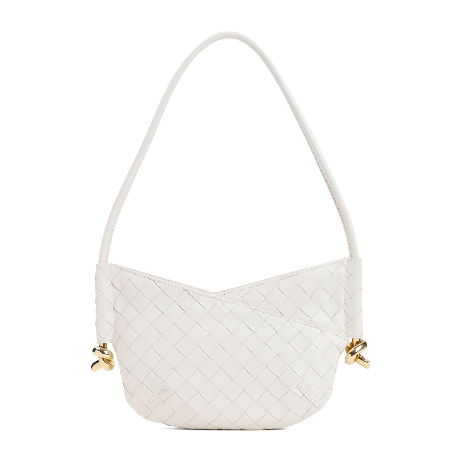 Shop Bottega Veneta Mini Hobo Solstice Bag In Sea Salt