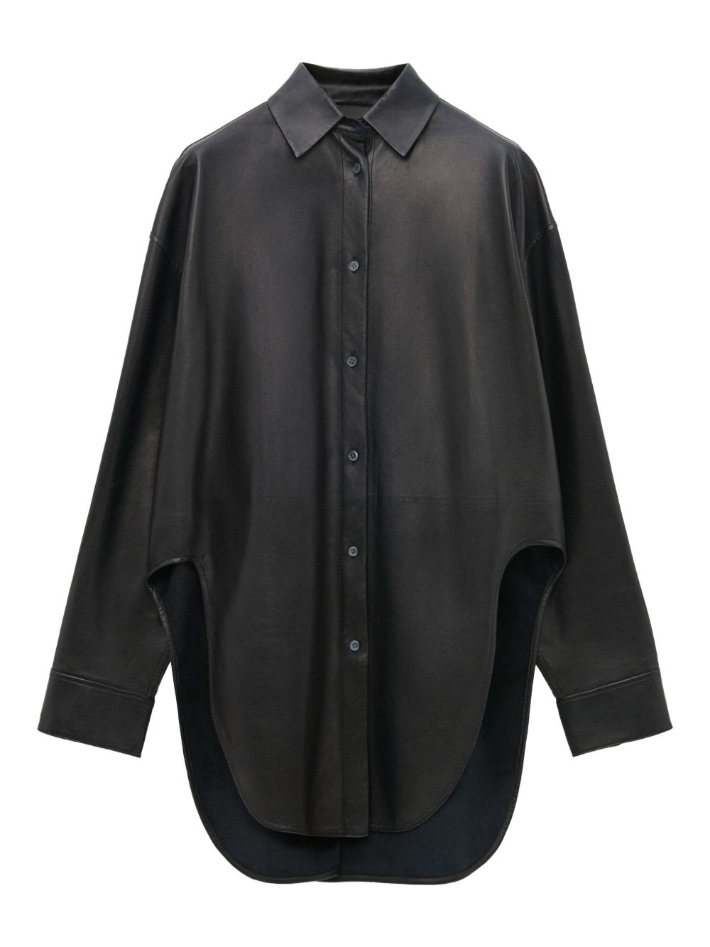 Loewe Lambskin Shirt In Black