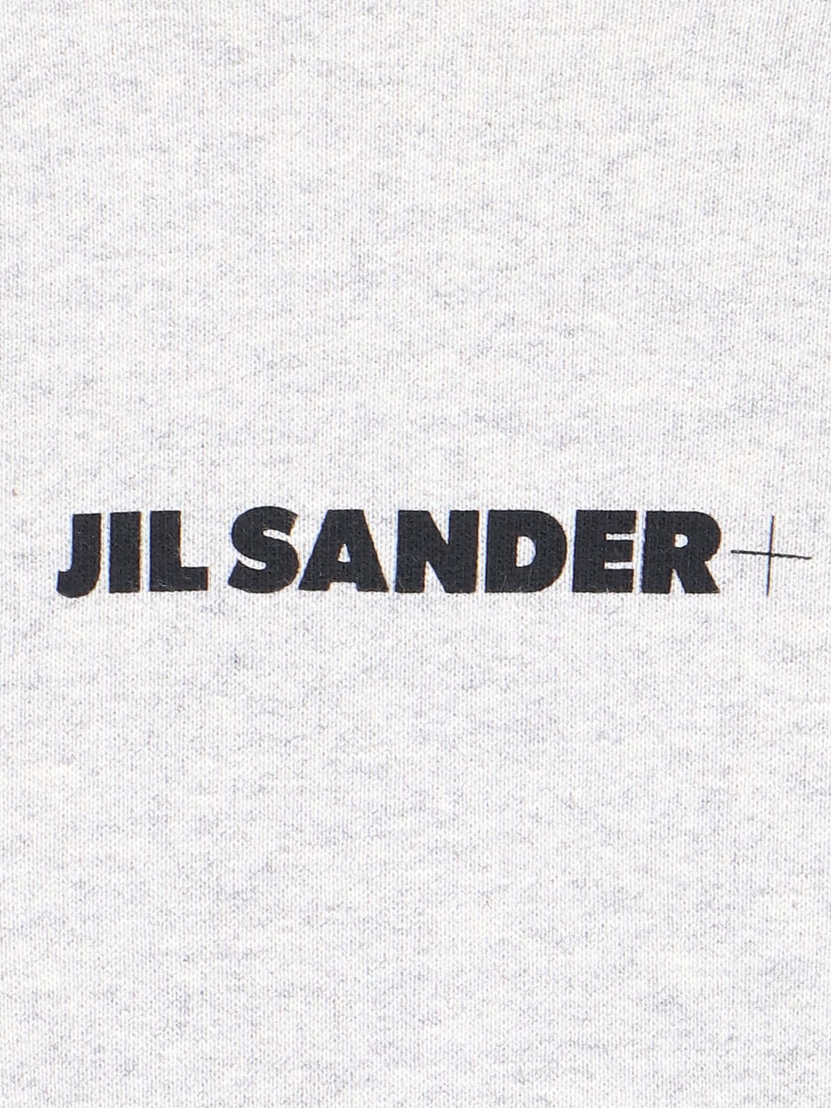 Shop Jil Sander Logo Hoodie In Gray