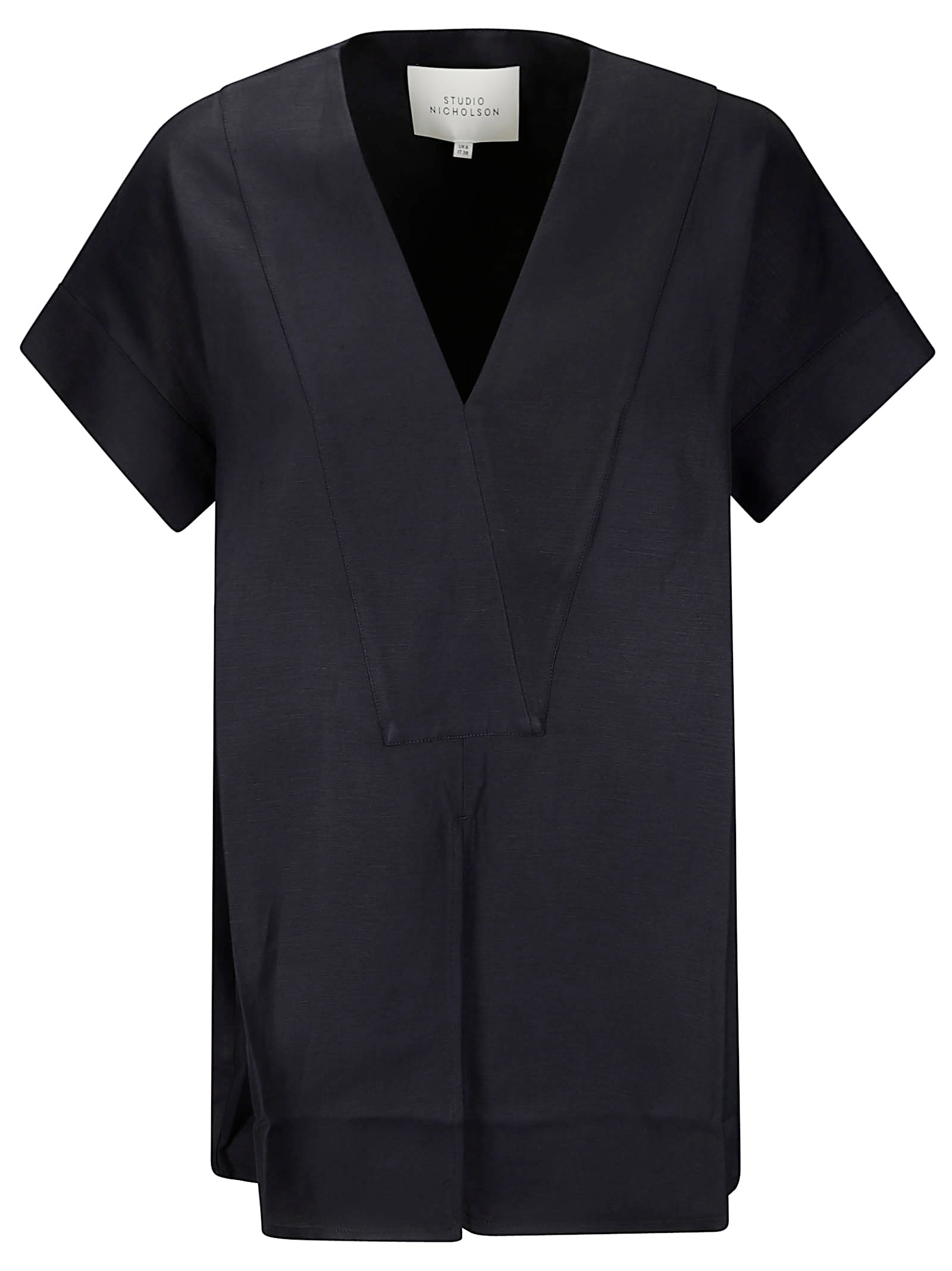 Short Sleeve V Neck Top