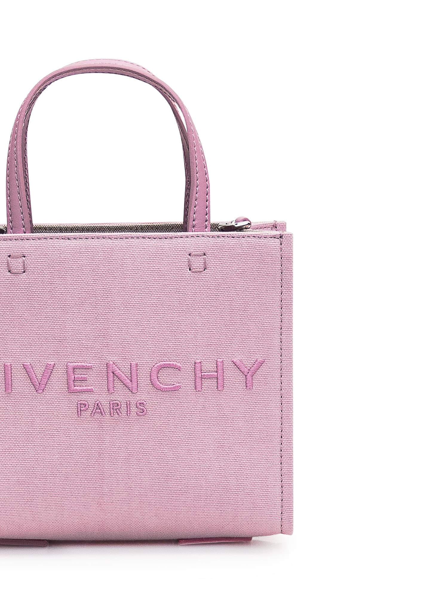 Shop Givenchy G-tote Mini Bag In Old Pink