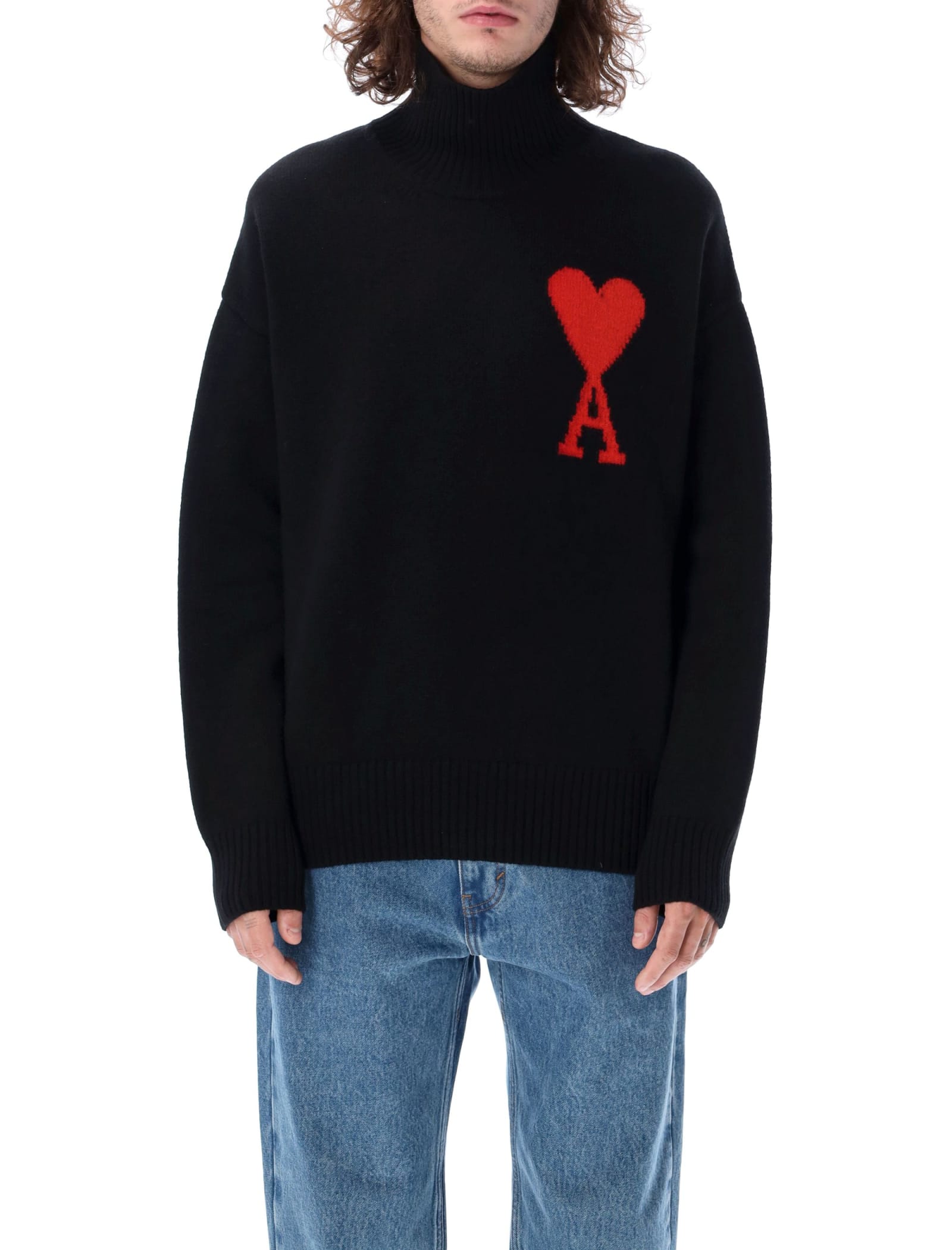 Ami De Coeur Funnel Neck Sweater