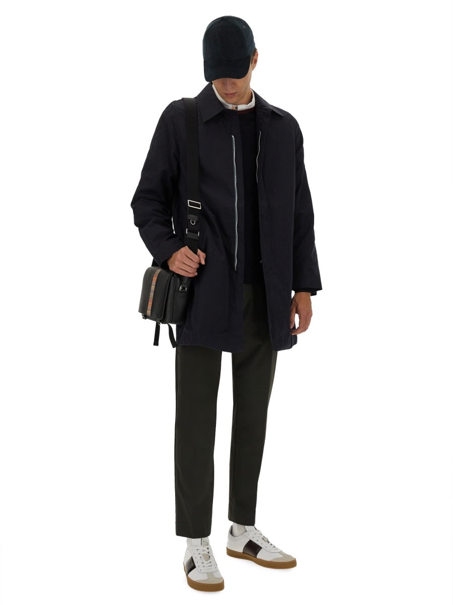 Ps By Paul Smith Ps Paul Smith Lightweight Waterproof Coat In Black
