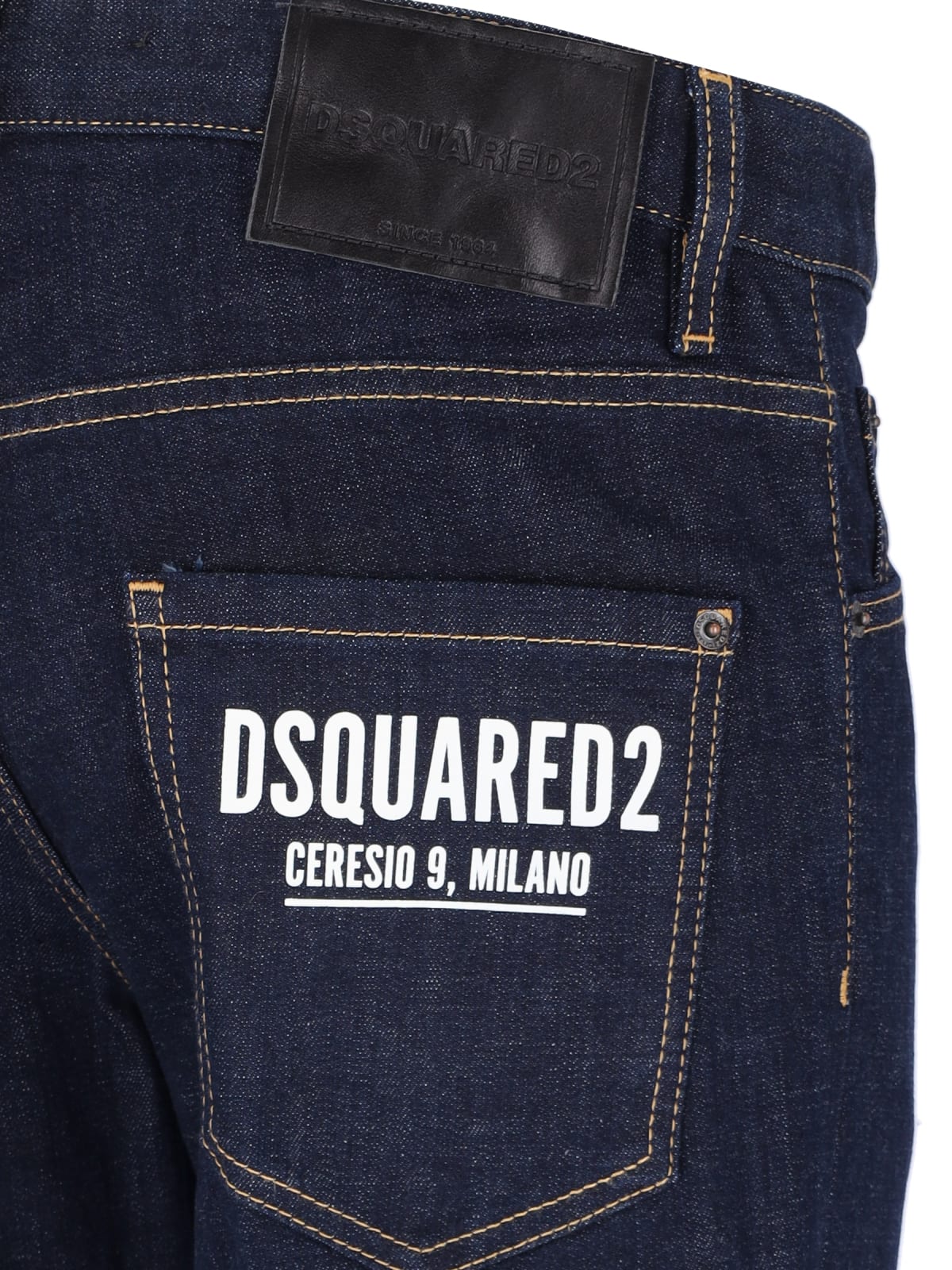 Shop Dsquared2 Slim Jeans In Blu