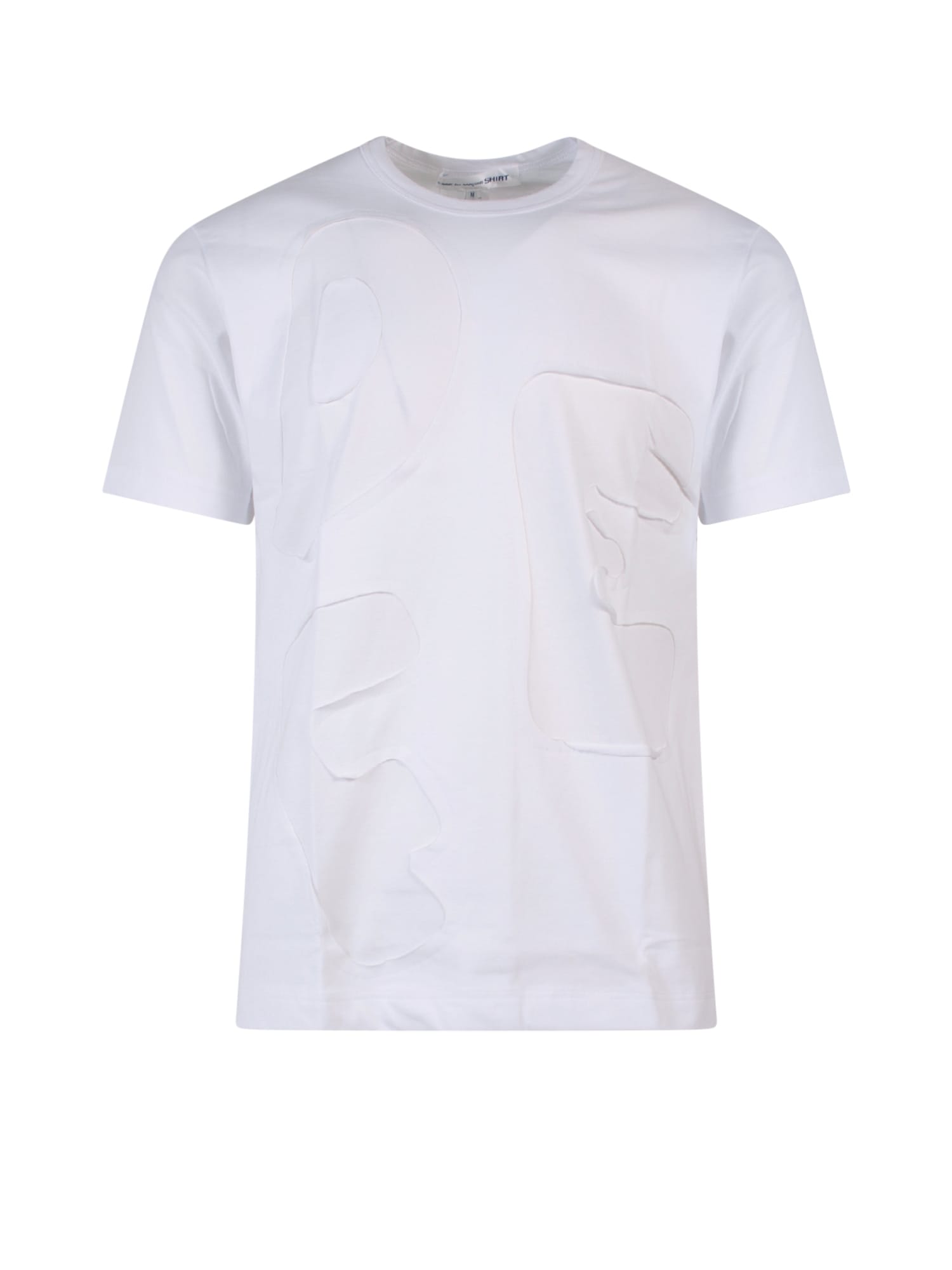 Comme Des Garçons Shirt White Cotton Forever T-shirt In White
