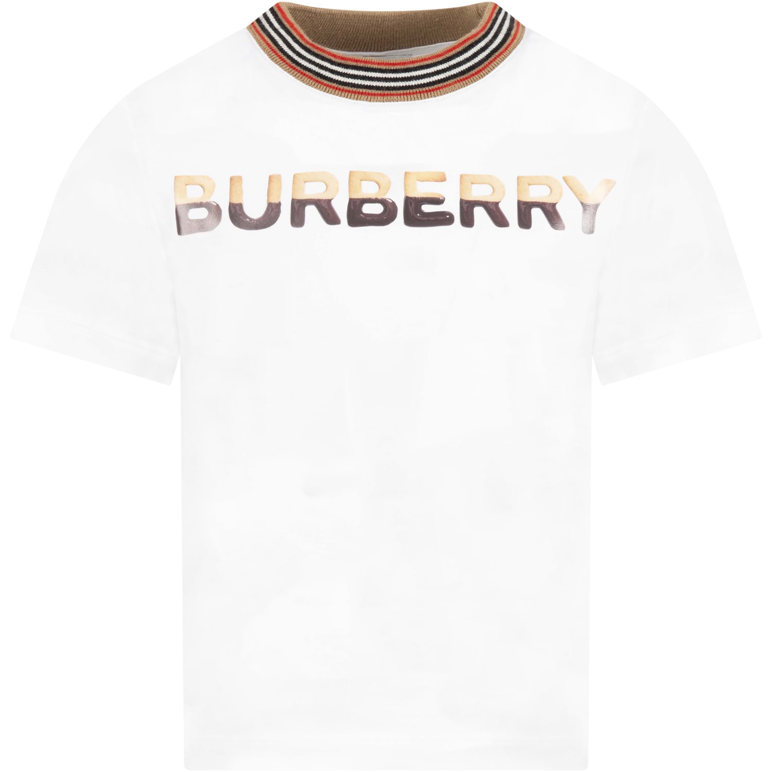 burberry t shirt kids brown