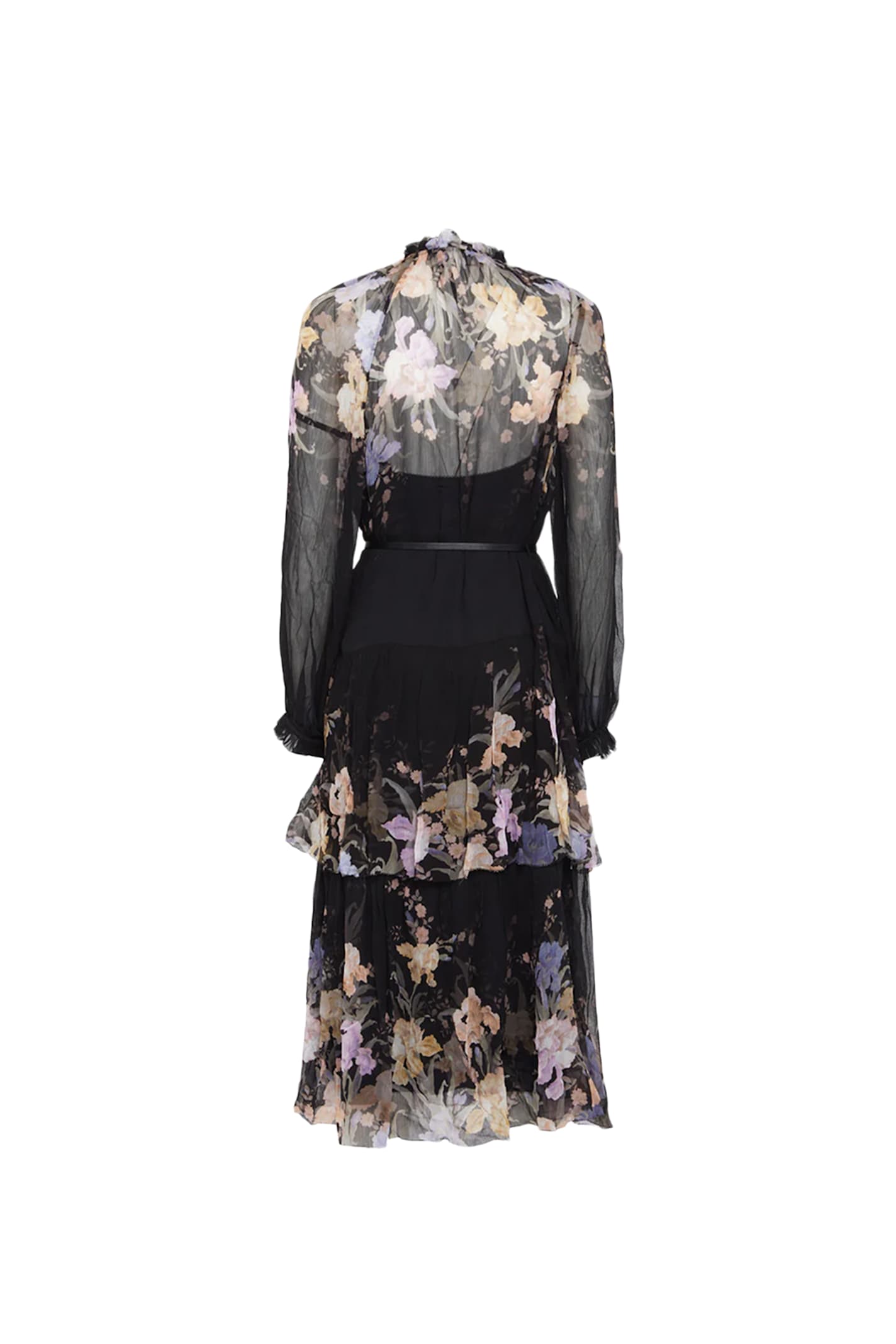 Shop Zimmermann Dress In Black