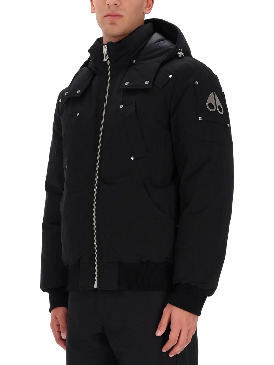 Moose Knuckles Bomber Original Ballistic Neoshear In Black