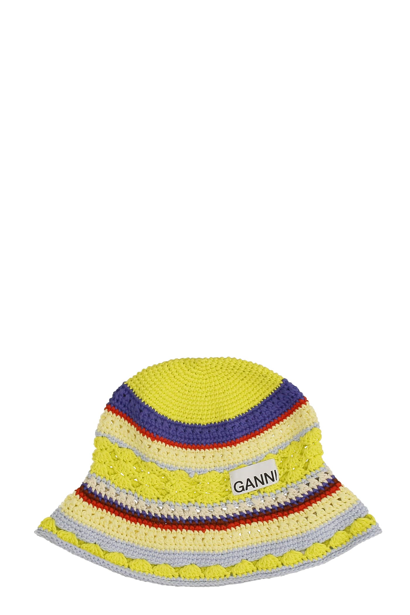 Ganni Hats In Multicolor Cotton