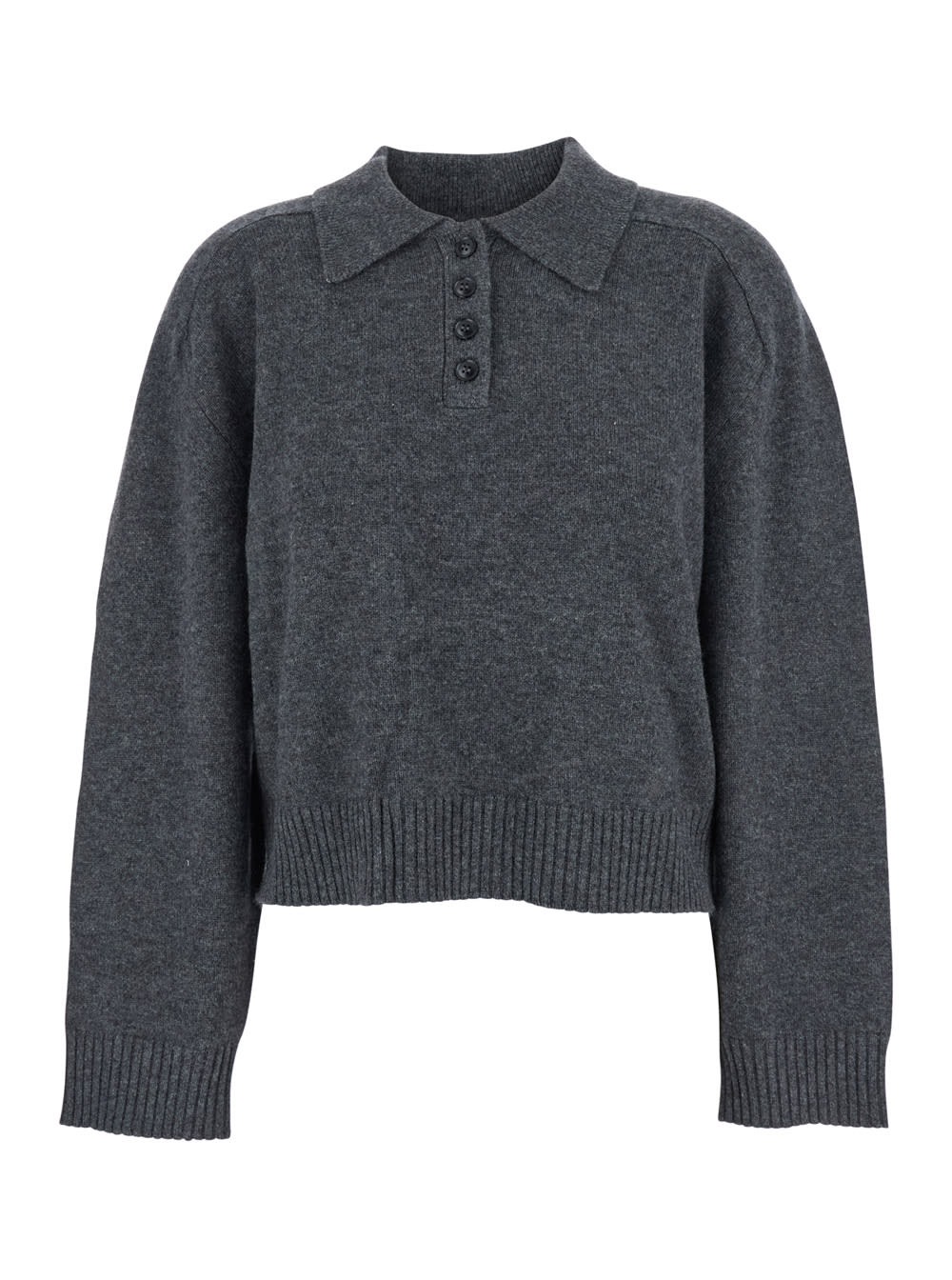 Loulou Studio Homere Lds Boxy Sweater In Gray