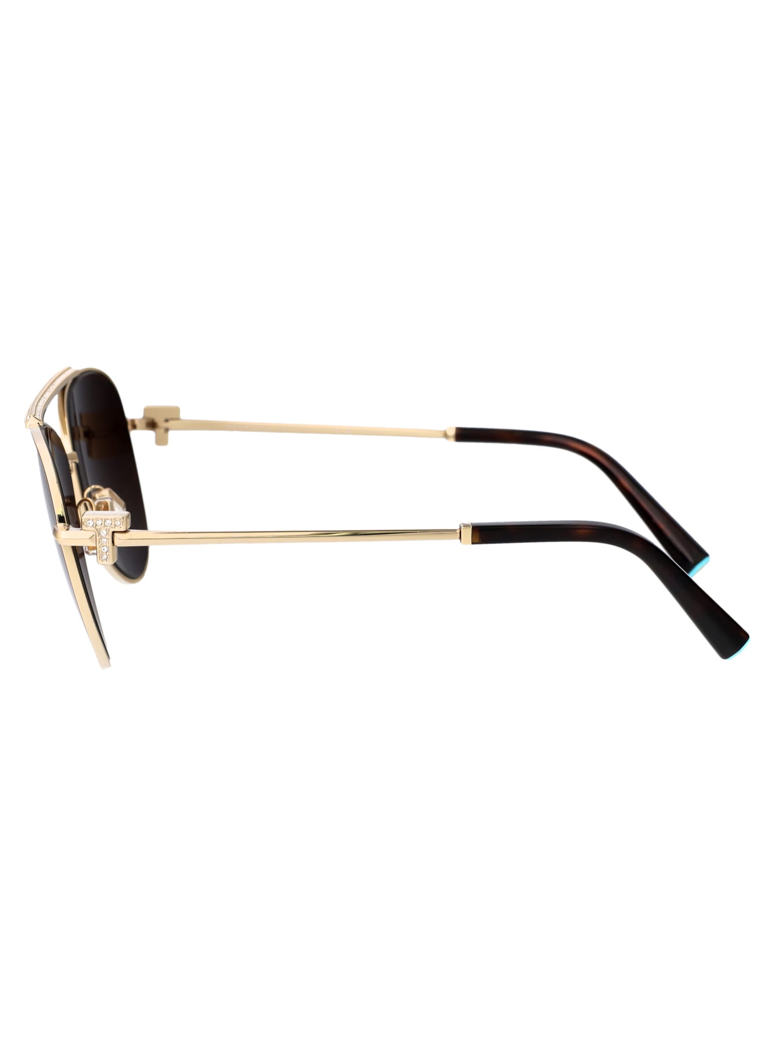 Tiffany &amp; Co. 0tf3101b Sunglasses In 6208t5 Pale Gold