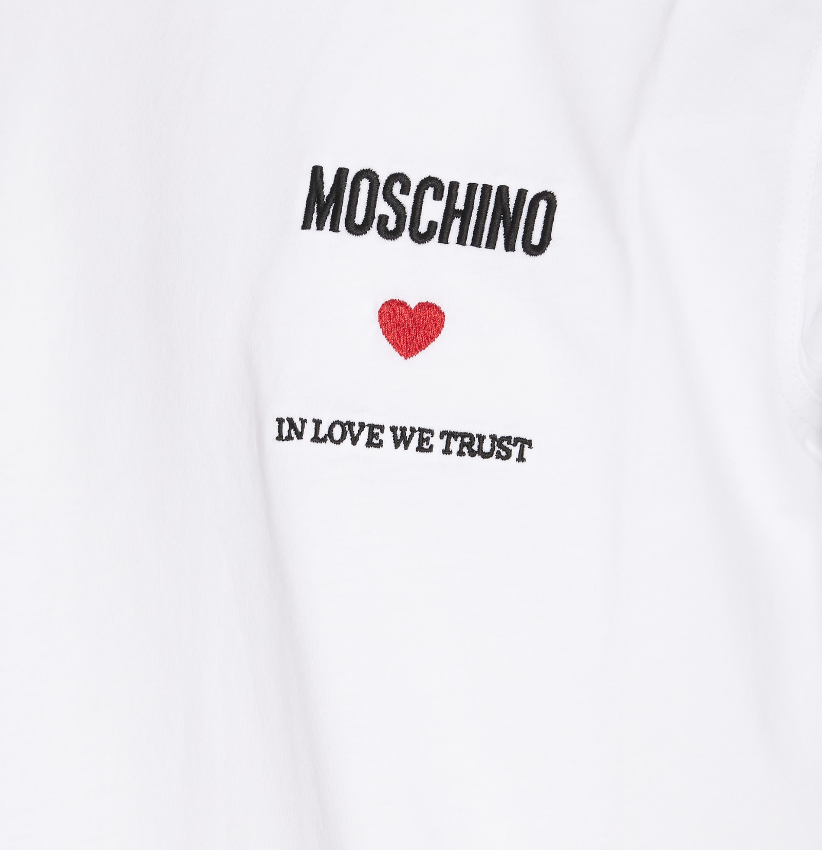 Shop Moschino In Love We Trust T-shirt