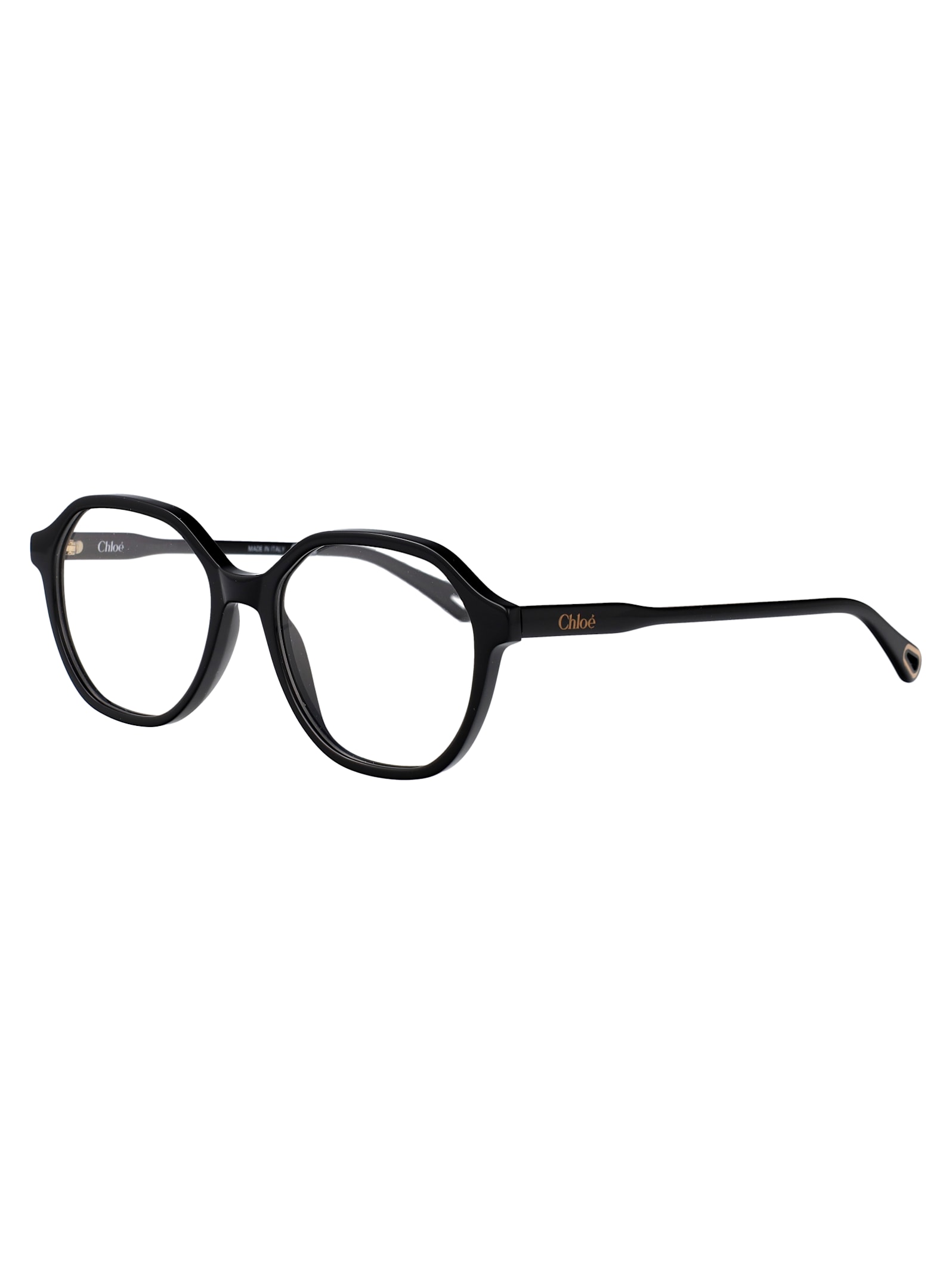 Chloé Ch0312o Glasses In Black-black-transparent