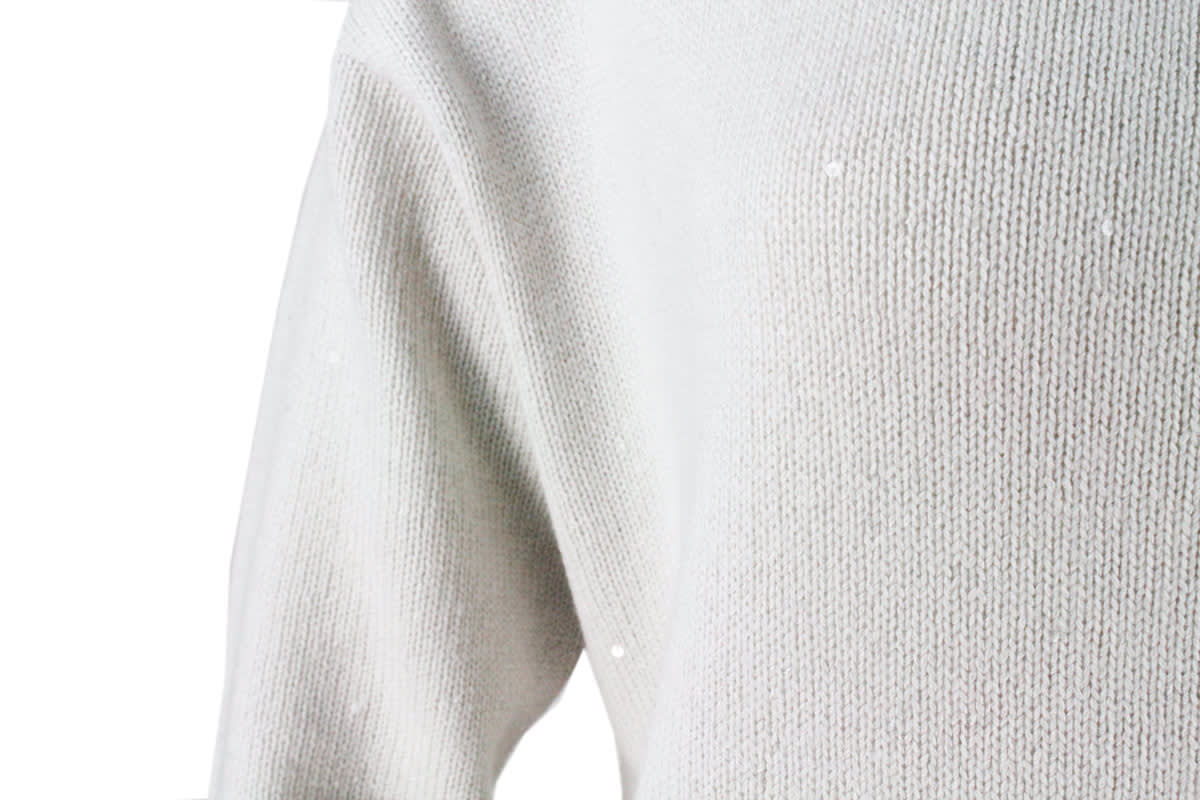 Shop Brunello Cucinelli Sweater In Beige