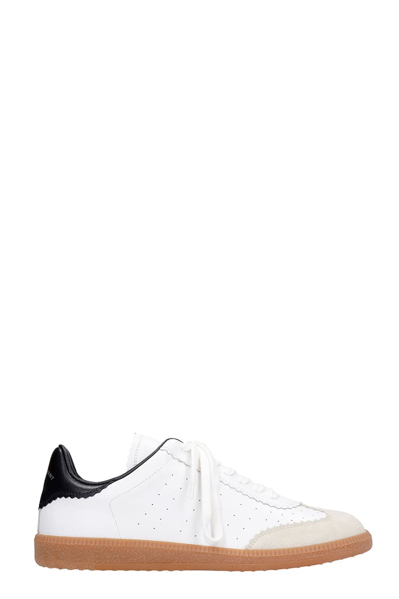 Isabel Marant Brycy Sneakers In White Leather