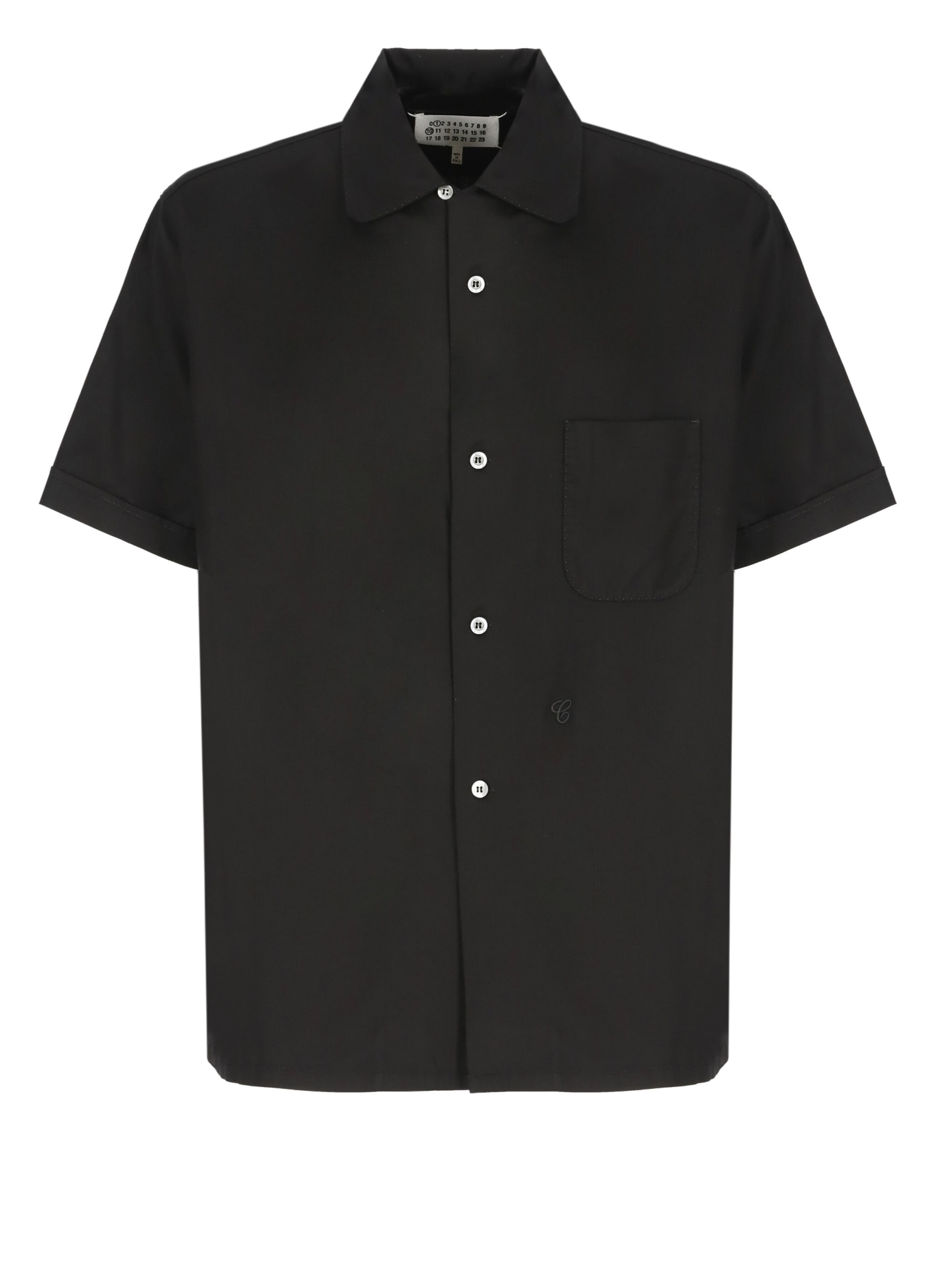 Shop Maison Margiela C Shirt In Black
