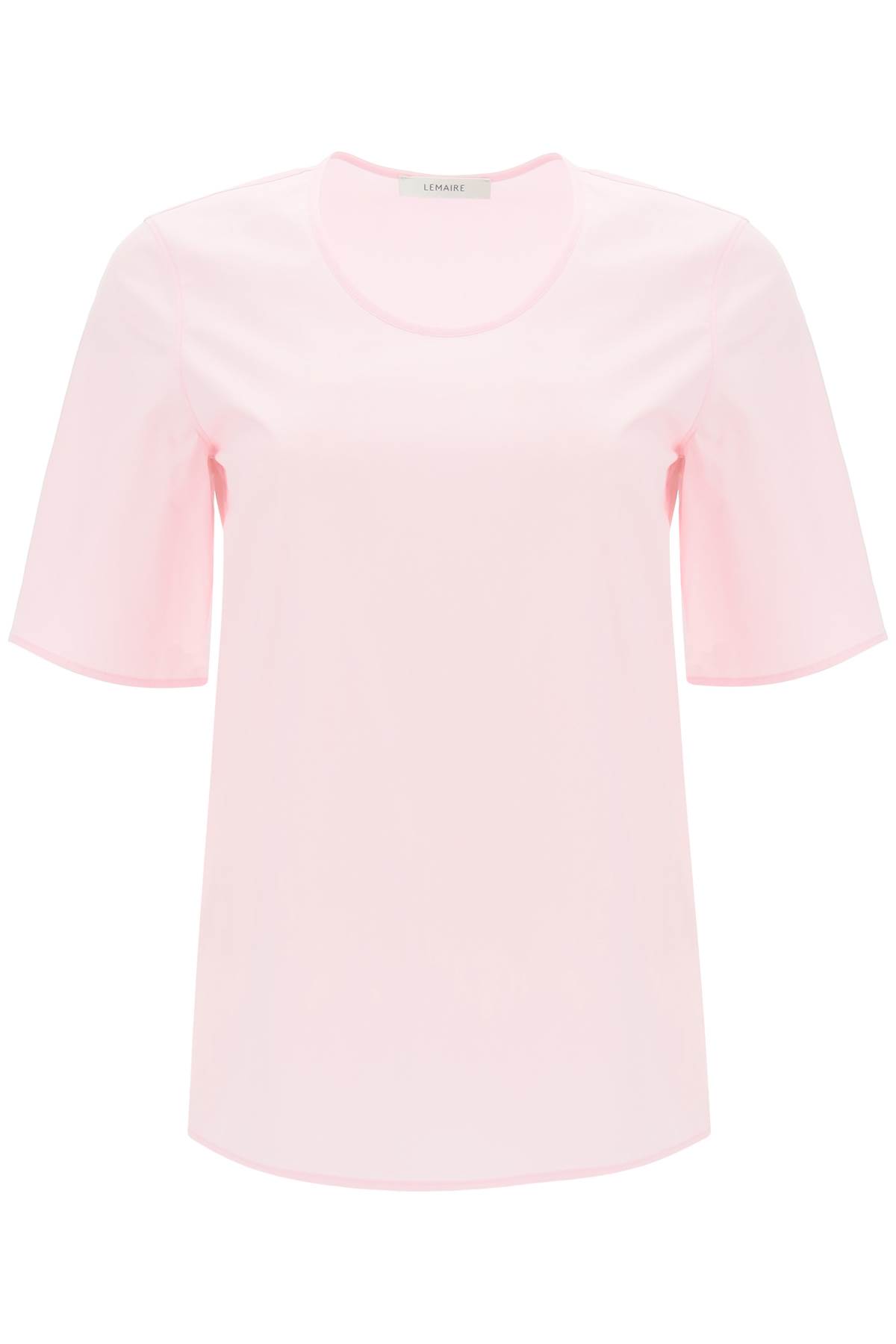 Shop Lemaire Cotton T-shirt In Ballerina (pink)