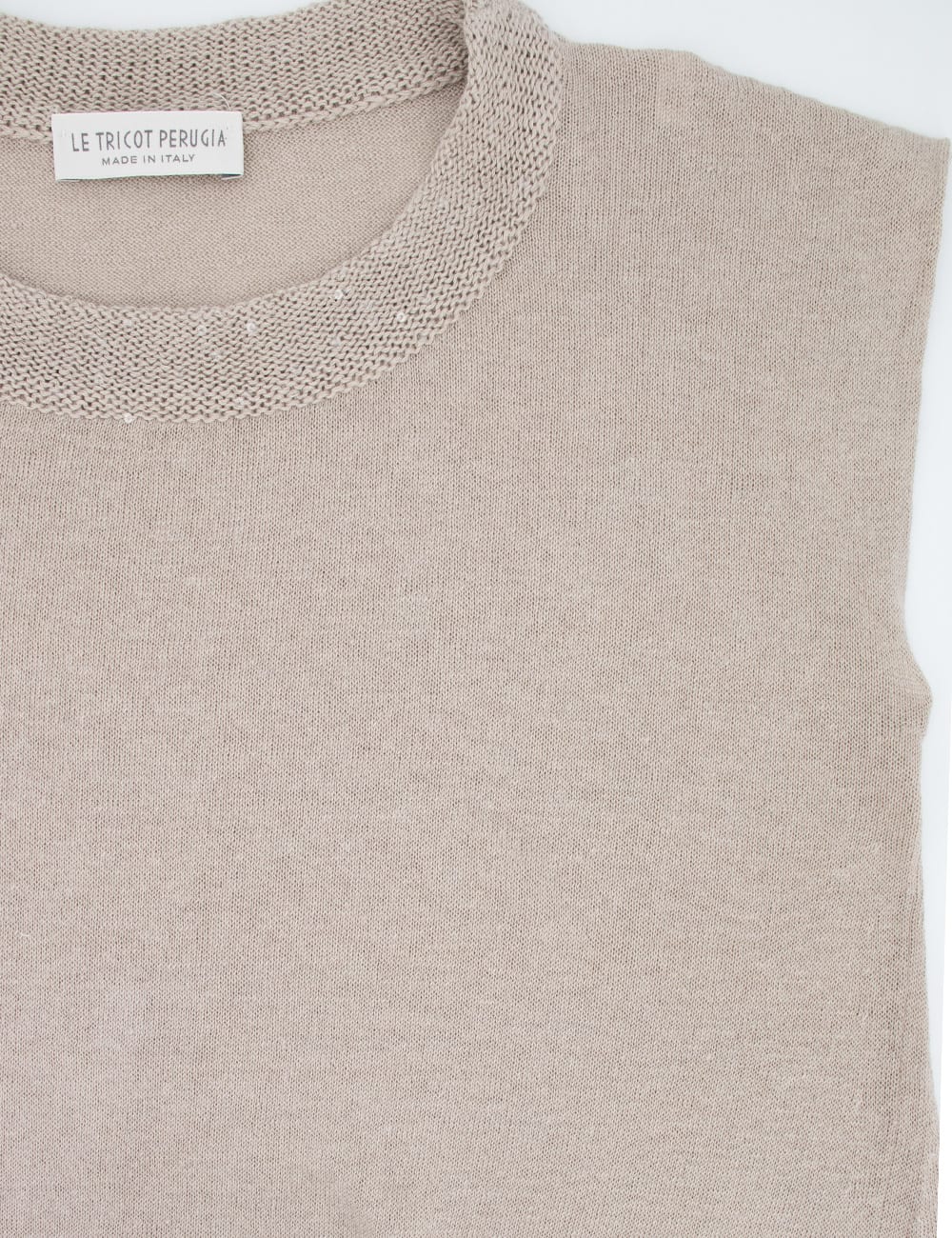 Shop Le Tricot Perugia T-shirt In Beige