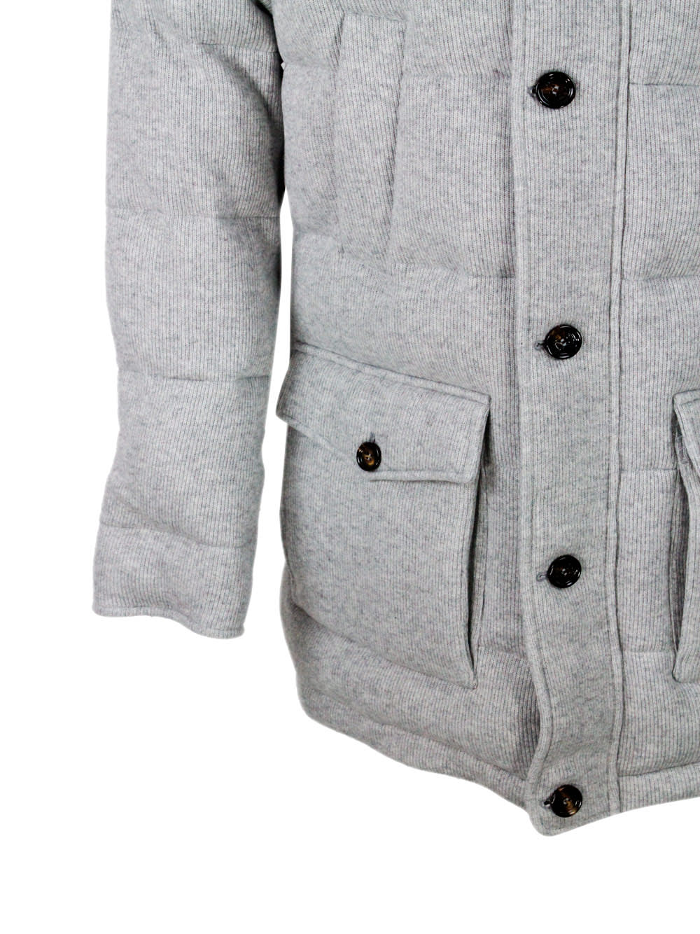 Shop Kired Down Jacket In Grey