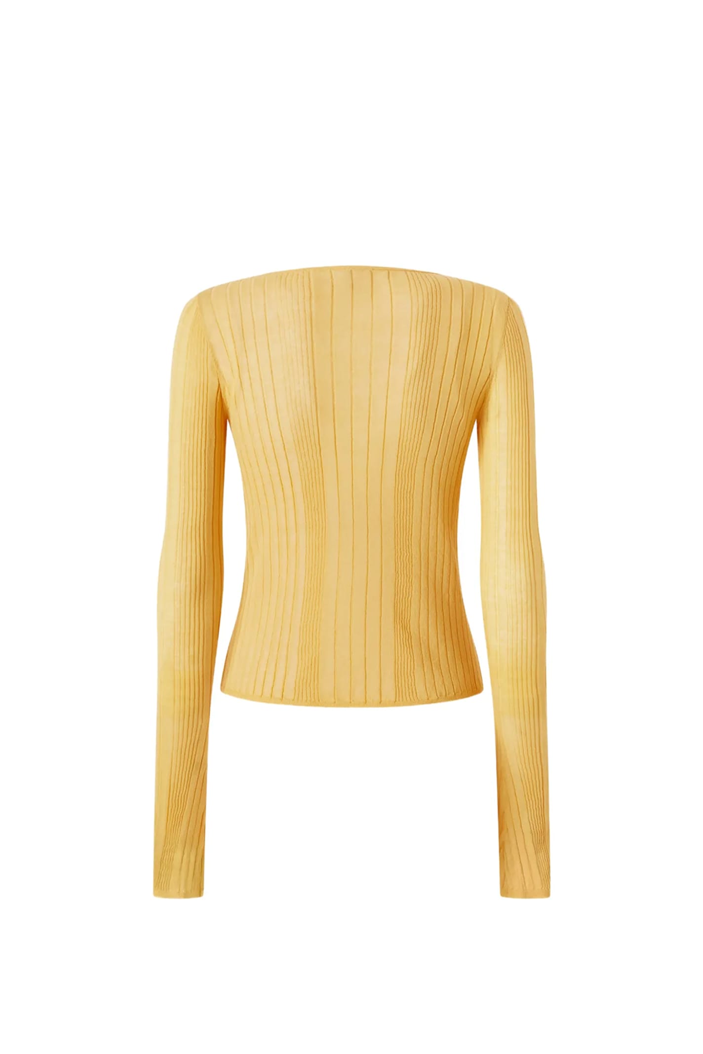 Pinko Table Sweater In Giallo Canna D`india